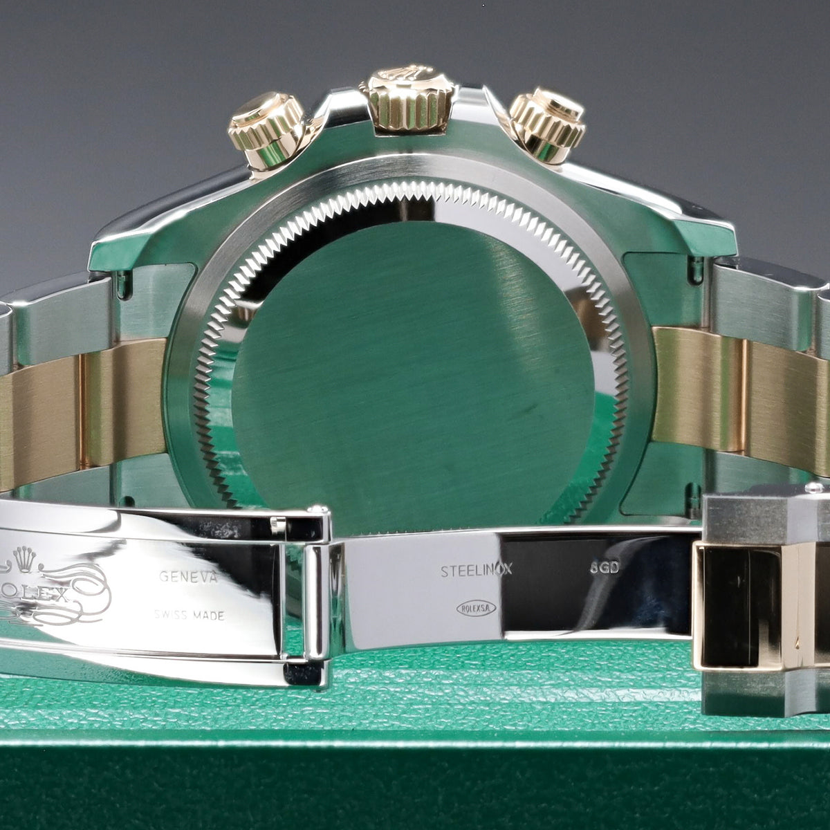 Rolex Daytona 2025 Complete 40mm Oystersteel 18k Yellow Gold Black Dial Yellow Gold Tachymeter Bezel Oyster Bracelet 126503
