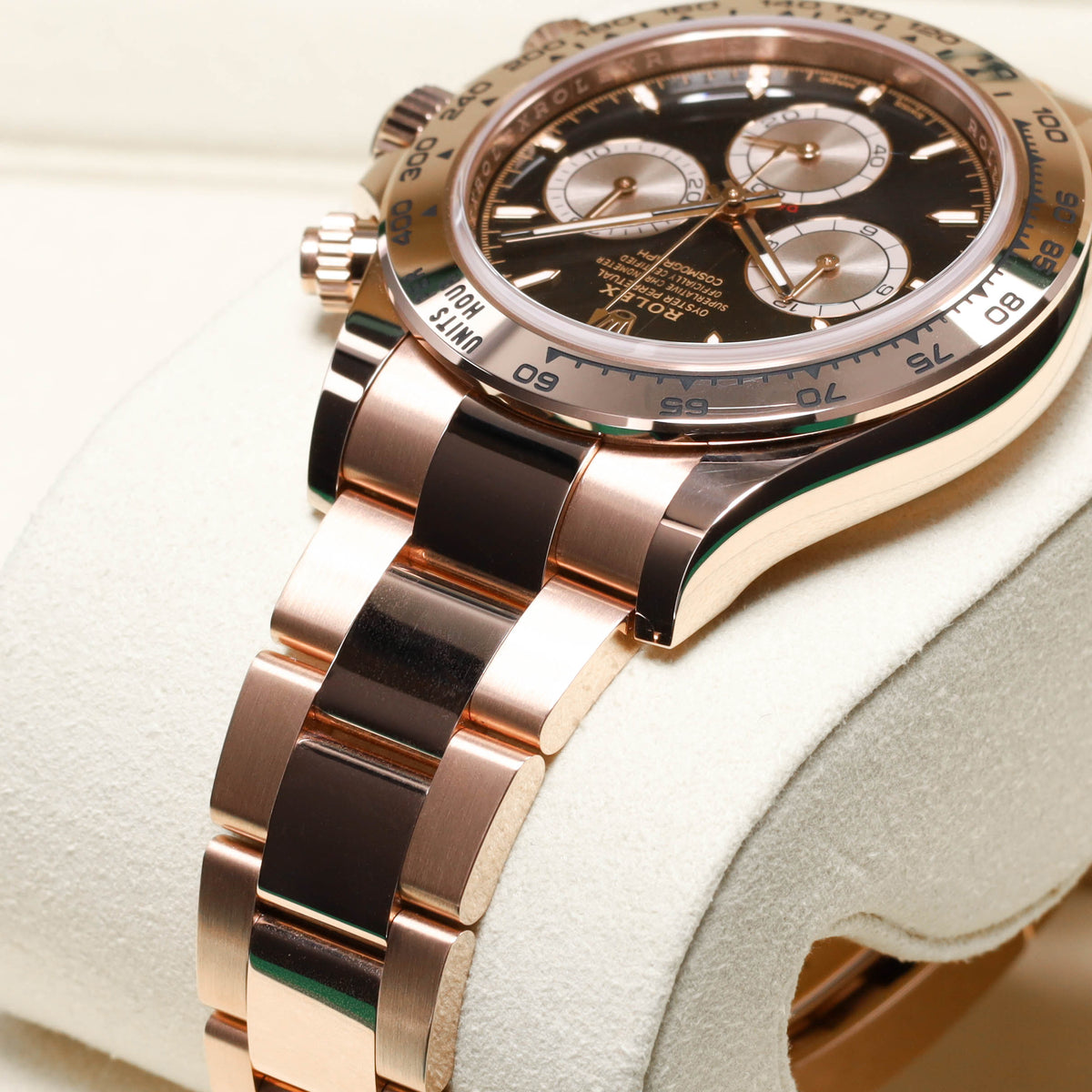 Rolex Daytona 2026 Complete 40mm 18k Everose Gold Black Dial 18k Everose Gold Tachymeter Bezel 18k Everose Gold Oyster Bracelet 126505