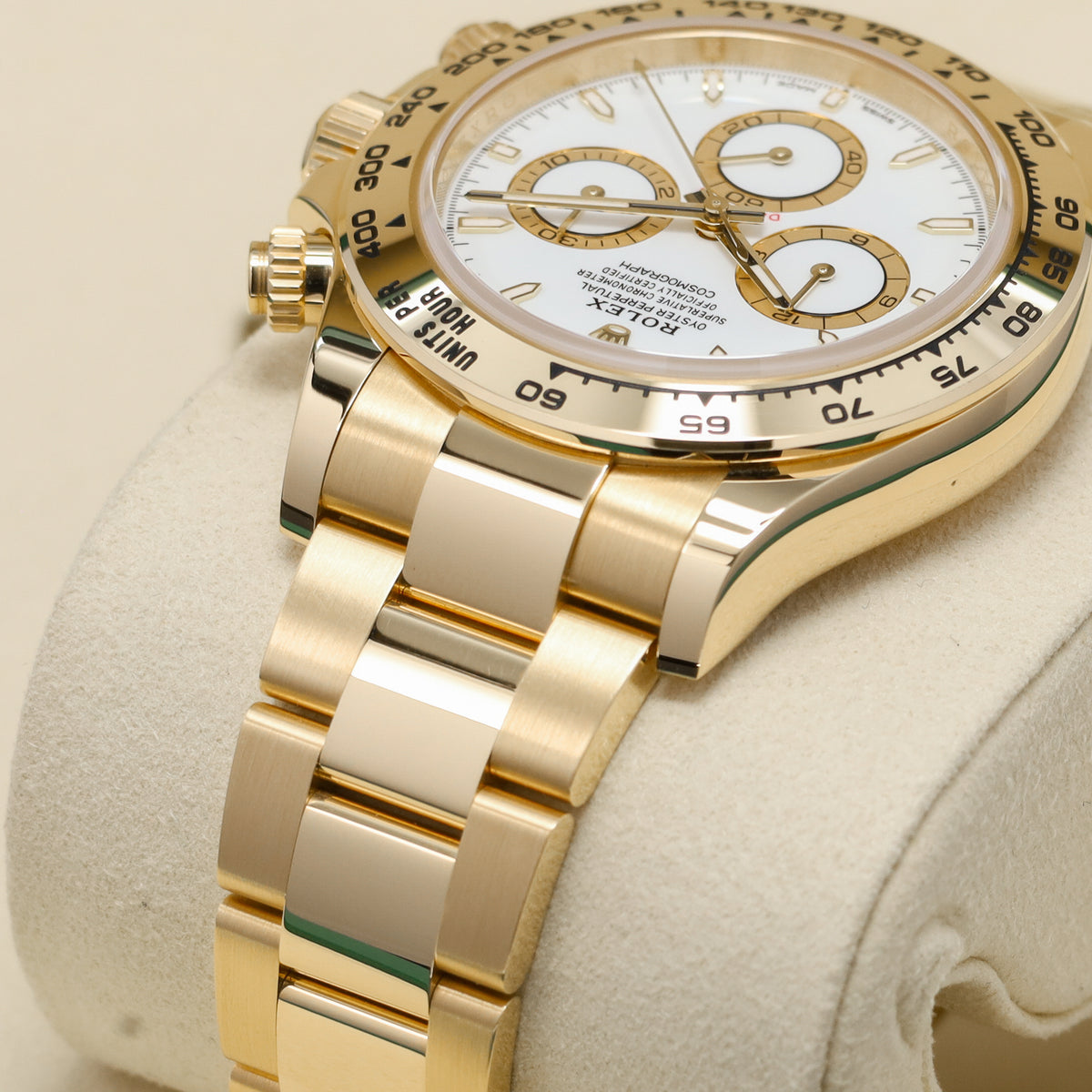 Rolex Daytona 2026 Complete 40mm 18k Yellow Gold White Dial 18k Yellow Gold Tachymeter Bezel 18k Yellow Gold Oyster Bracelet 126508