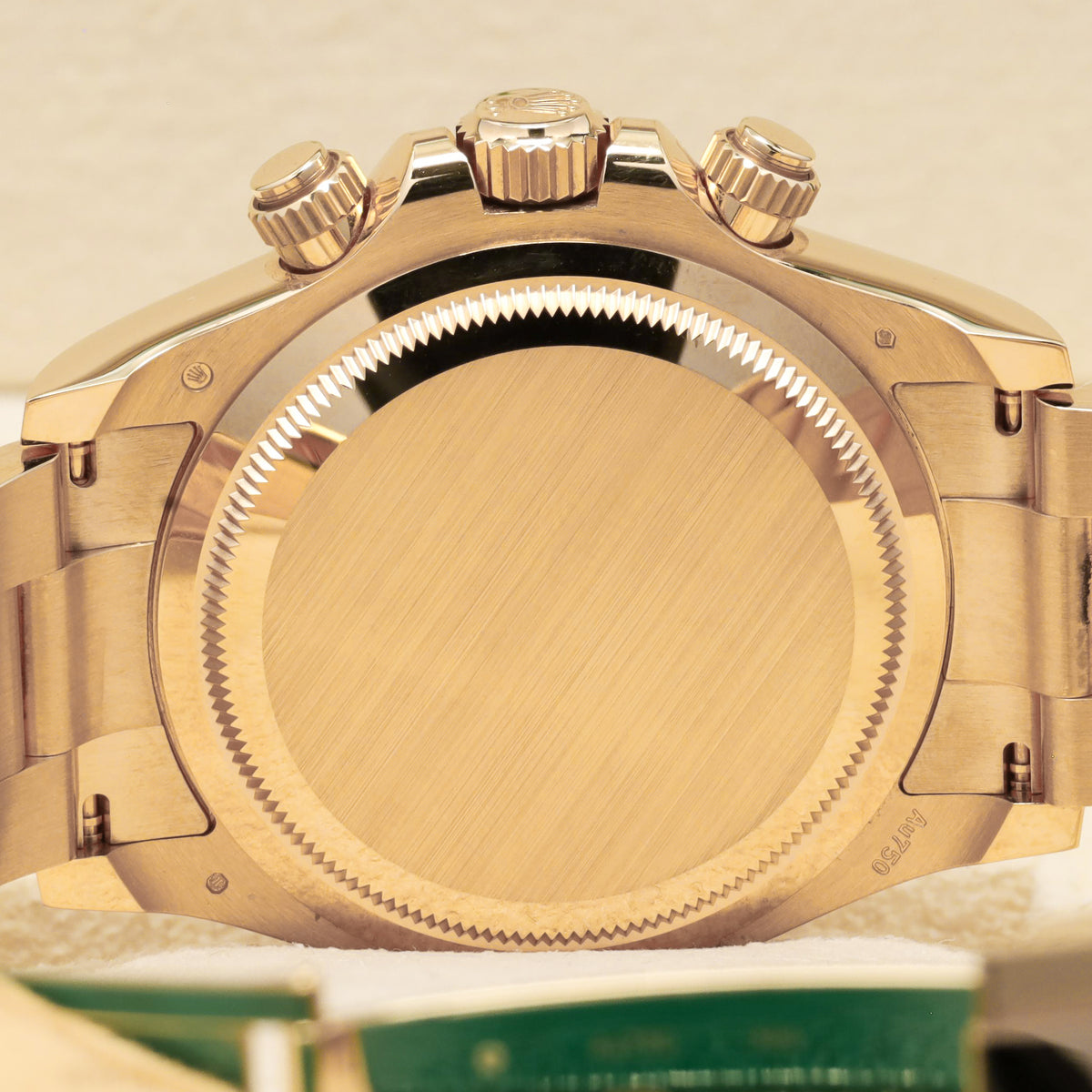 Rolex Daytona 2024 Complete 40mm 18K Yellow Gold Intense Black with Champagne Chronograph Counters Dial  Fixed 18K Yellow Gold Tachymeter Bezel 18K Yellow Gold Oyster Bracelet  126508