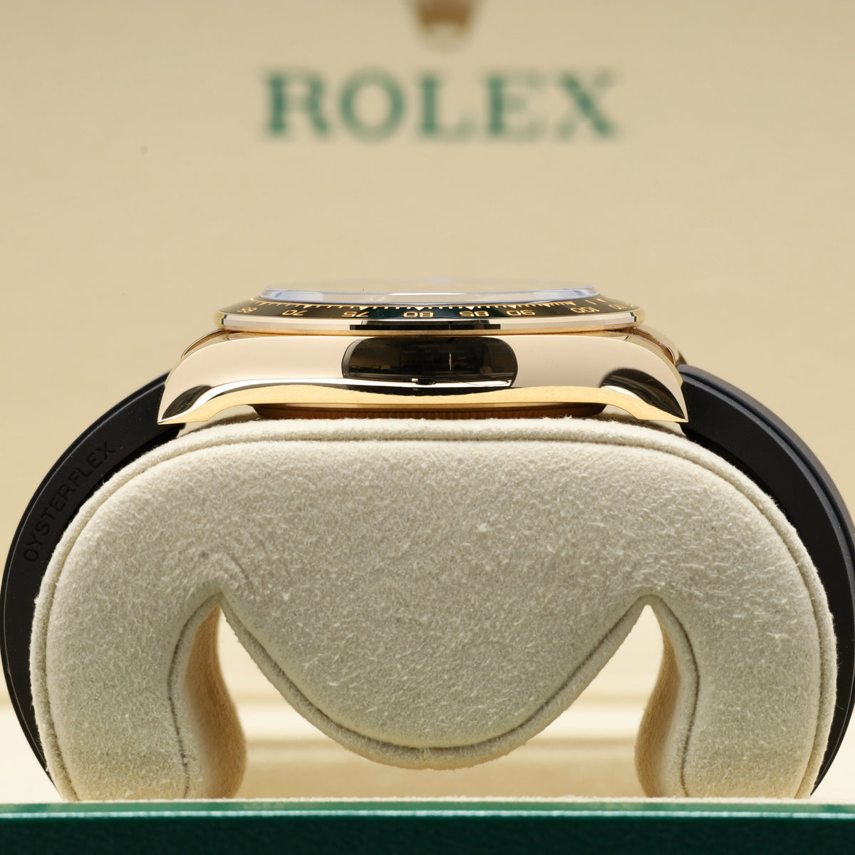Rolex Daytona 2025 40mm Yellow Gold Case Tiffany Turquoise Dial Black Ceramic Oysterflex 126518LN