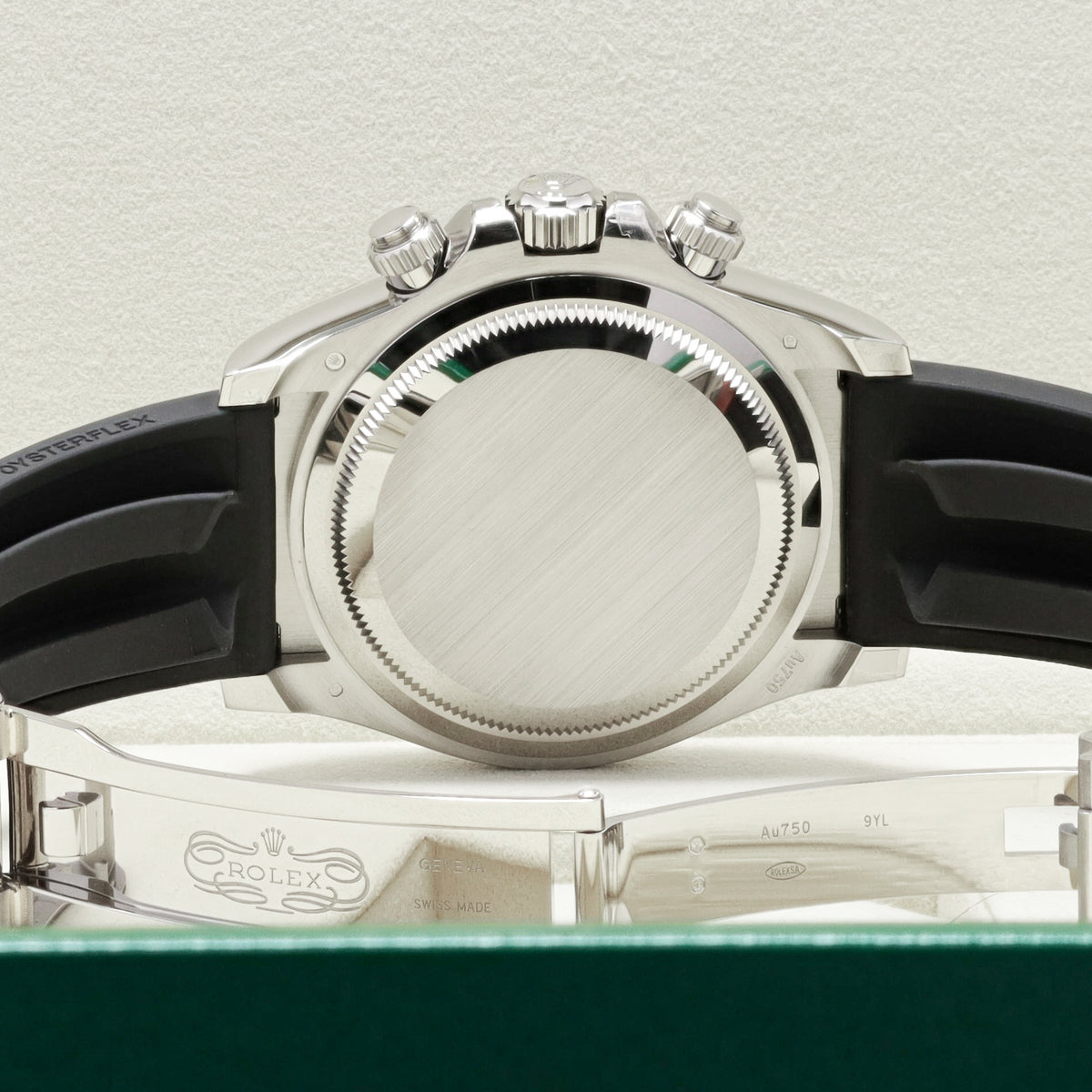 Rolex Daytona Ghost 2026 Complete 40mm 18k White Gold Grey Dial Black Cerachrom Ceramic Bezel Oysterflex Bracelet 126519LN