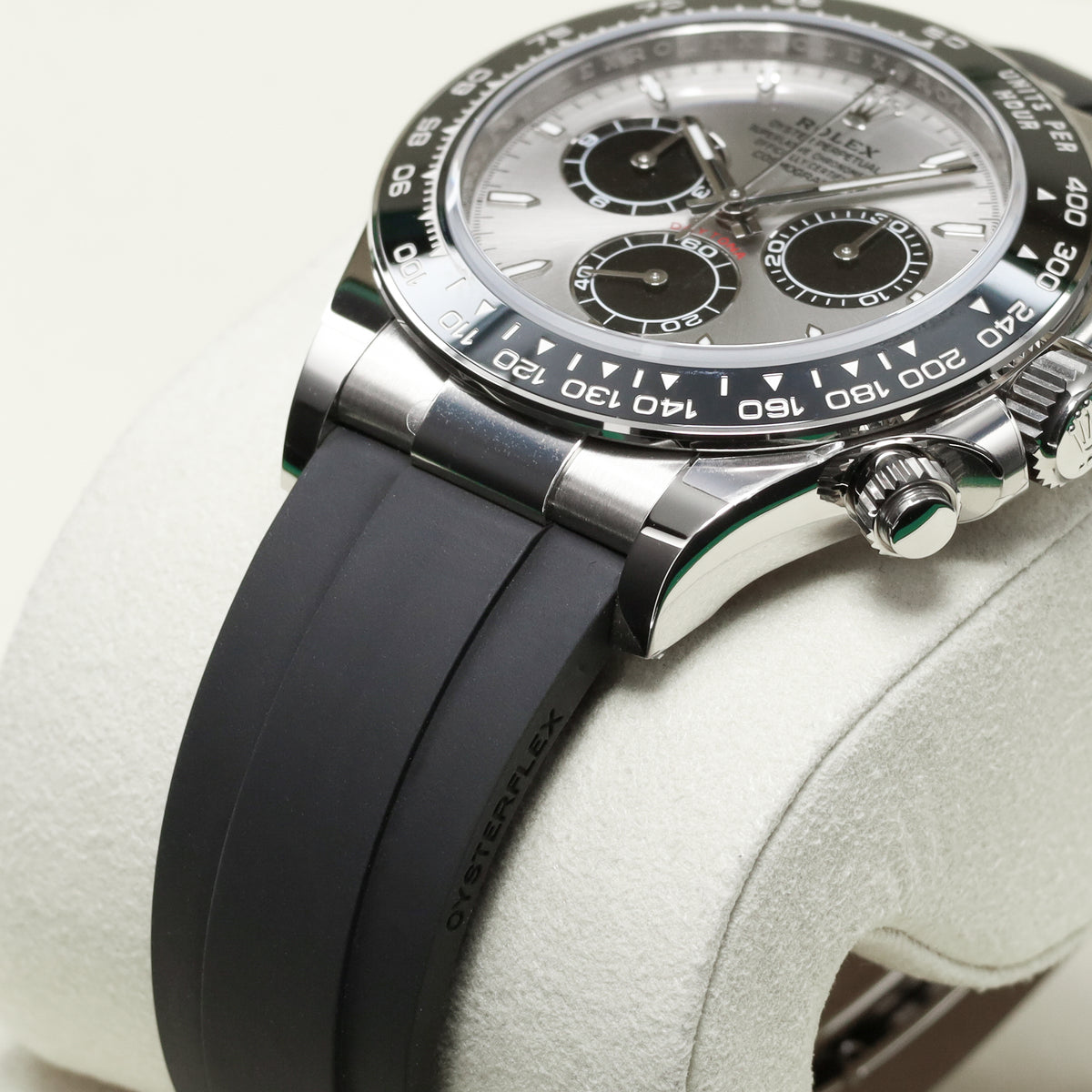 Rolex Daytona Ghost 2026 Complete 40mm 18k White Gold Grey Dial Black Cerachrom Ceramic Bezel Oysterflex Bracelet 126519LN