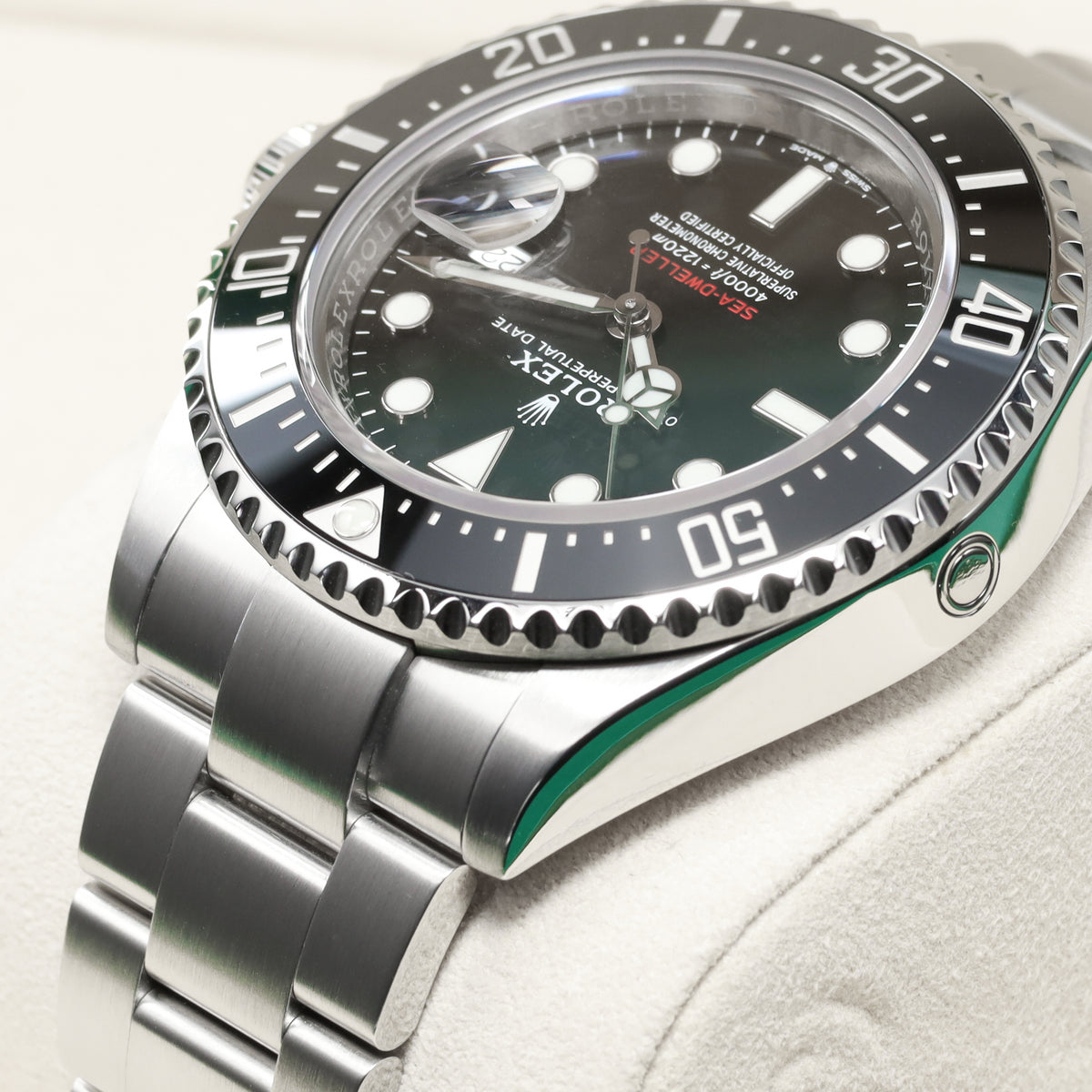 Rolex Sea Dweller 2018 43mm Oystersteel Intense Black with Red “SEA-DWELLER” Text Dial Black Cerachrom Ceramic Bezel Oystersteel Oyster Bracelet with Oysterlock and Glidelock Extension 126600