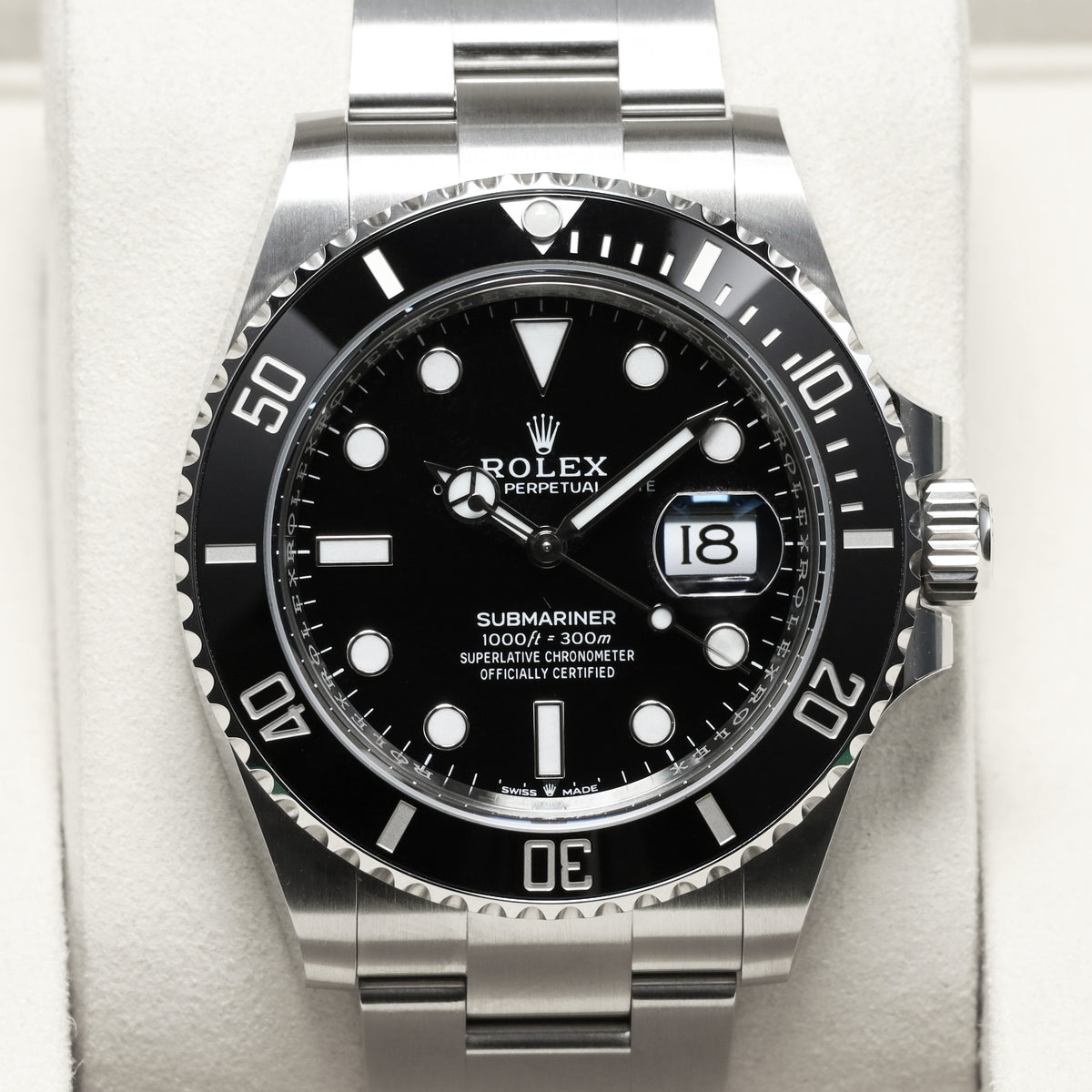 Rolex Submariner Date 2026 New 41mm Oystersteel Black Dial Black Cerachrom Ceramic Bezel Oyster Bracelet 126610LN