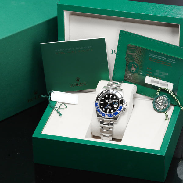 Rolex GMT Master II 2026 Complete 40mm Oystersteel Stainless Steel Black Dial Oystersteel Stainless Steel Bezel Oystersteel Stainless Steel Jubilee Bracelet 126710BLNR