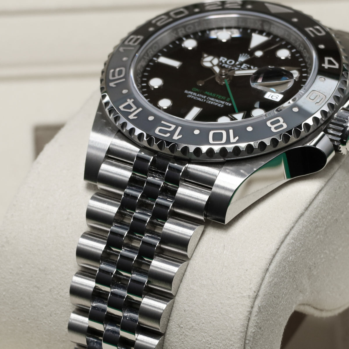 Rolex GMT Master II Bruce Wayne 2026 Complete 40mm Oystersteel Black Dial Black and Grey Cerachrom Ceramic Bezel Jubilee Bracelet 126710GRNR