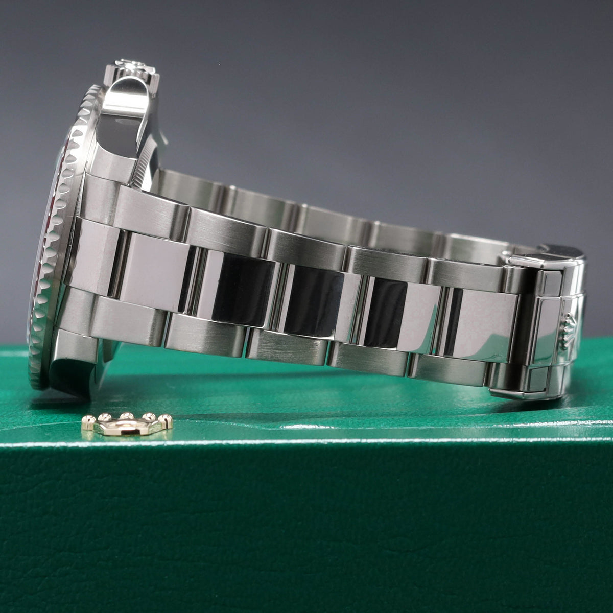 Rolex GMT Master II Complete 40mm 18k White Gold Blue Dial Red and Blue Cerachrom Ceramic Bezel 18k White Gold Oyster Bracelet 126719BLRO