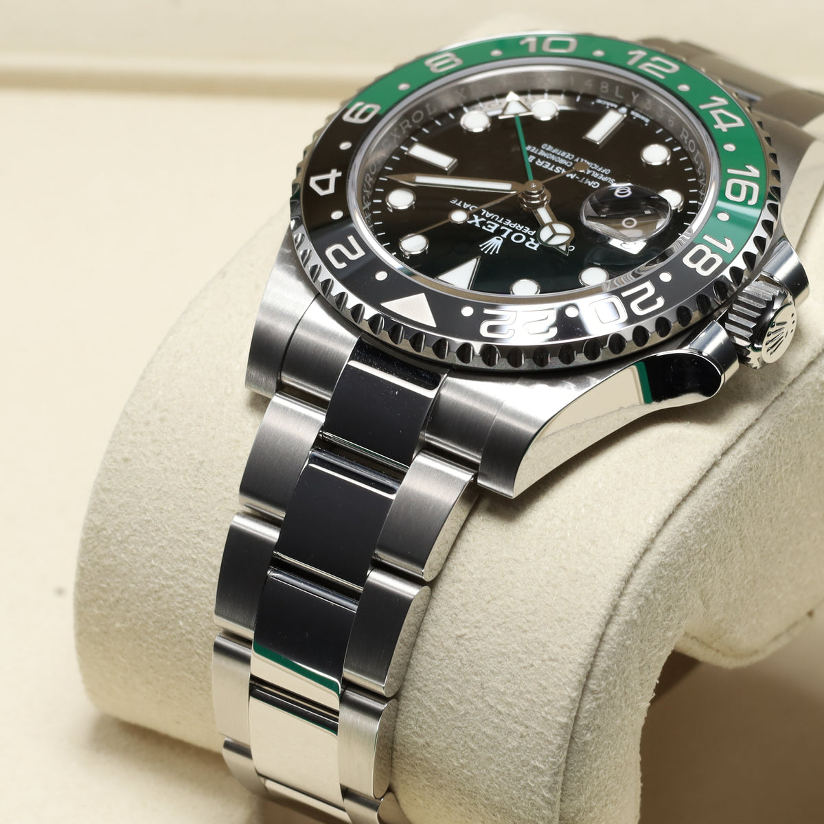 Rolex GMT Master II Sprite 2025 Complete 40mm Oystersteel  Black Dial Green And Black Cerachrom Bezel Oyster Bracelet 126720VTNR