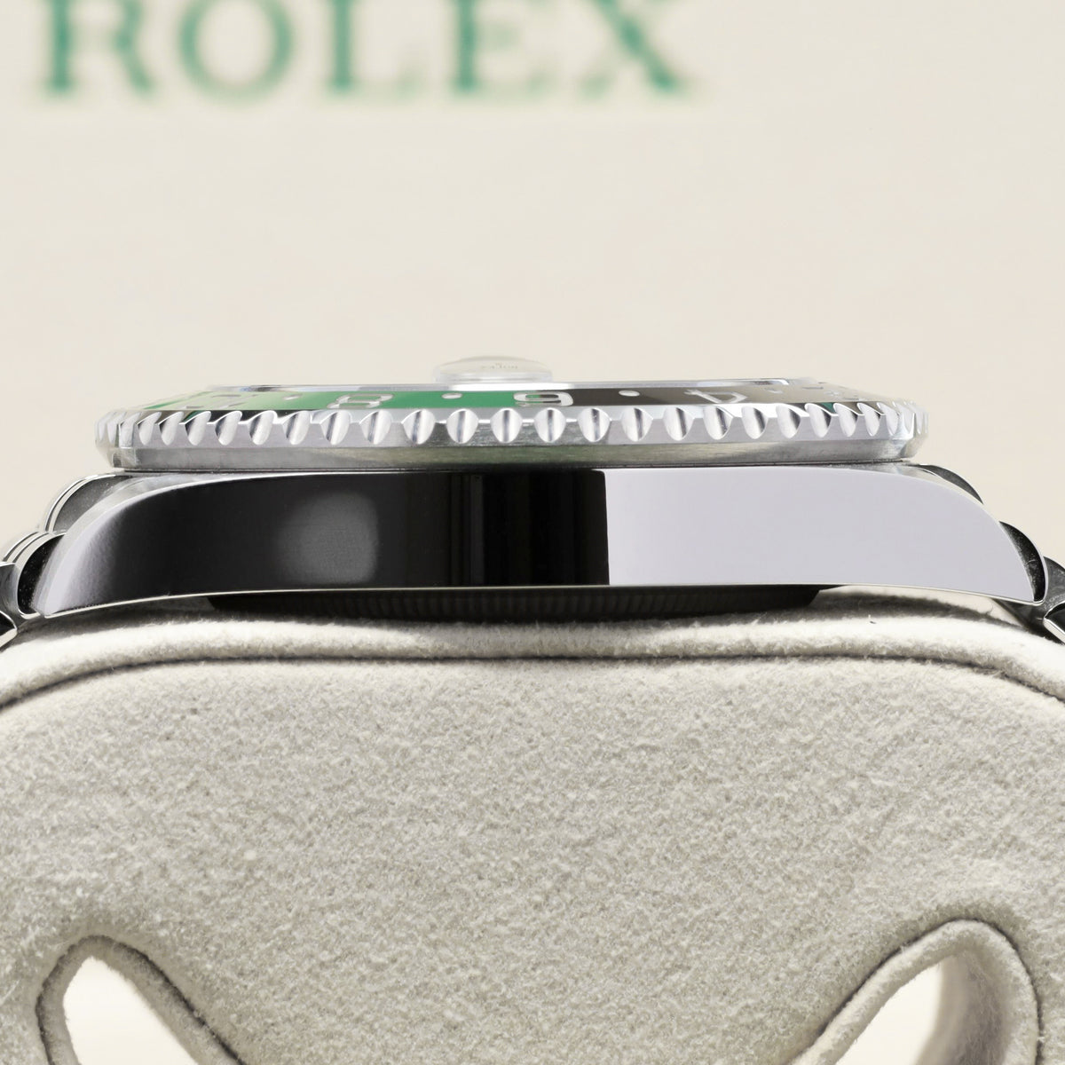 Rolex GMT MASTER II 2026 Complete 40mm Oystersteel (Stainless Steel) Black Dial  Bidirectional Rotating Green and Black Cerachrom Ceramic Bezel  Oystersteel Bracelet with Oysterlock Safety Clasp 126720VTNR