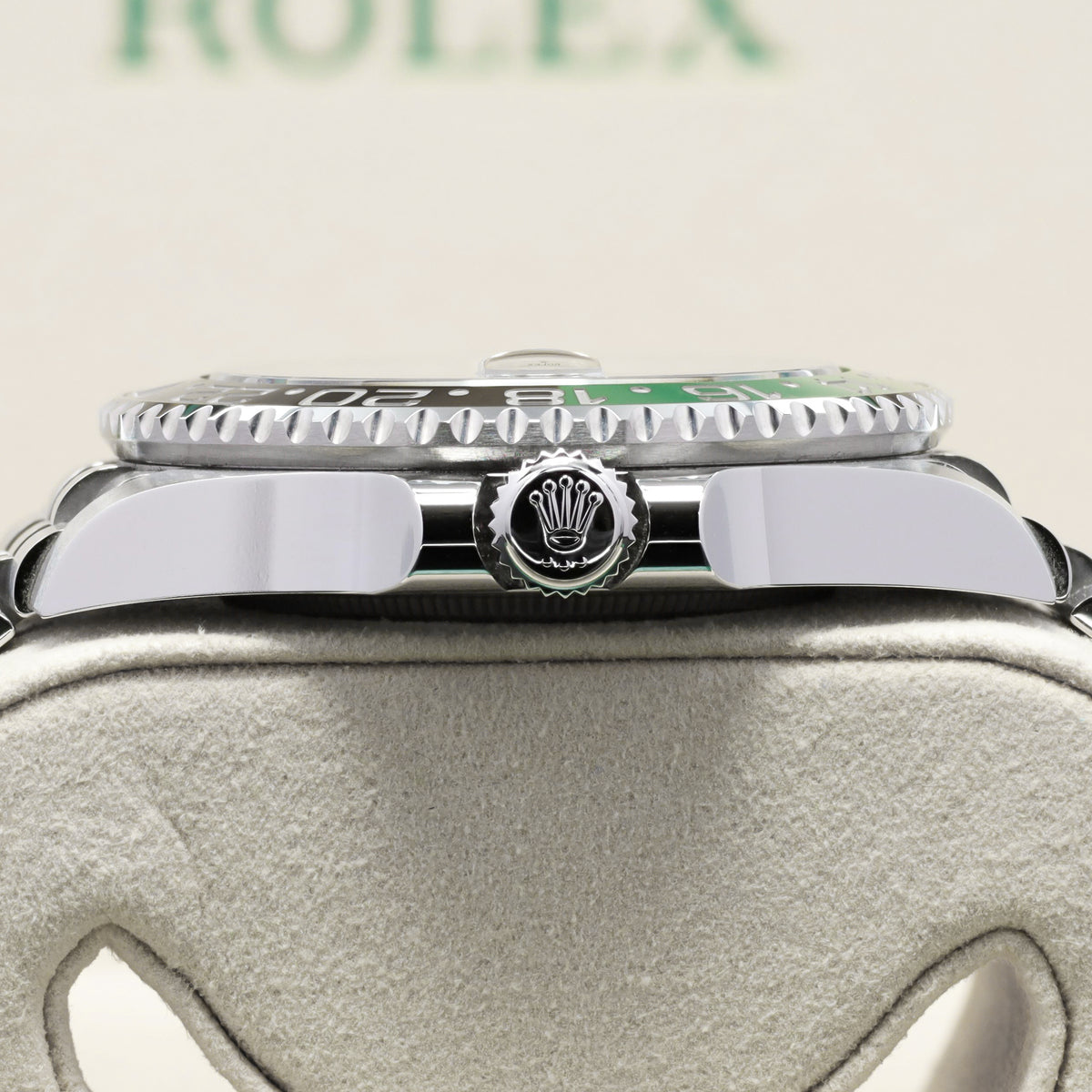 Rolex GMT MASTER II 2026 Complete 40mm Oystersteel (Stainless Steel) Black Dial  Bidirectional Rotating Green and Black Cerachrom Ceramic Bezel  Oystersteel Bracelet with Oysterlock Safety Clasp 126720VTNR