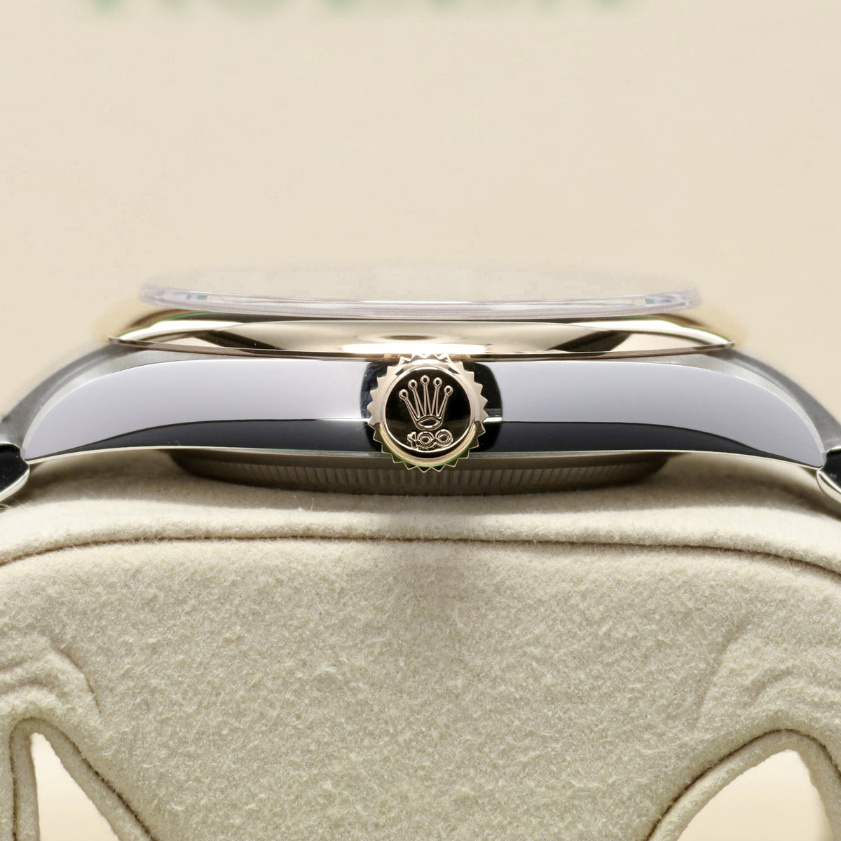 Rolex Oyster Perpetual 41 2026 Complete 41mm Oystersteel Stainless Steel & 18K Yellow Gold Slate Grey with Green Accents and "100 Years" Dial 18K Yellow Gold Smooth Domed Bezel Oystersteel Stainless Steel Oyster Bracelet with Folding Oysterclasp 134303