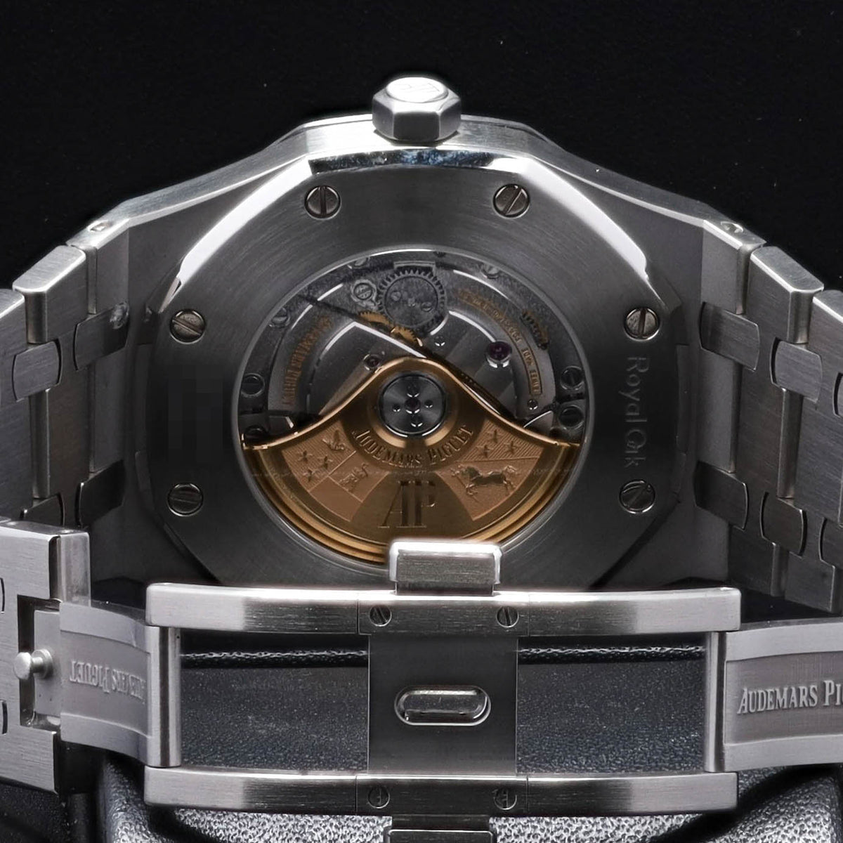 Audemars Piguet Royal Oak 2015 Complete 41mm Stainless Steel Blue Dial Stainless Steel Stainless Steel Integrated Bracelet 15400ST