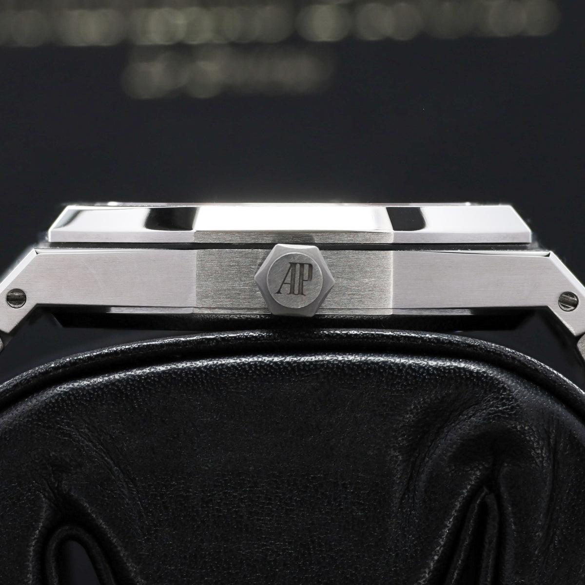 Audemars Piguet Royal Oak Complete 41mm Stainless Steel Black “Grande Tapisserie” Dial Stainless Steel Octagonal Bezel Integrated Stainless Steel Bracelet with AP Folding Clasp 15500ST.OO.1220ST.03