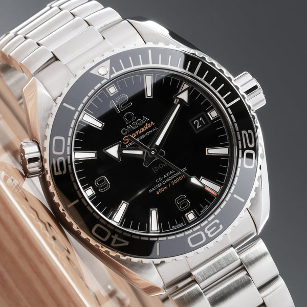 Omega Seamaster 2023 Complete 43.5mm Stainless Steel Black Ceramic Dial Black Ceramic Unidirectional Diving Bezel Stainless Steel Bracelet  215.30.44.21.01.001