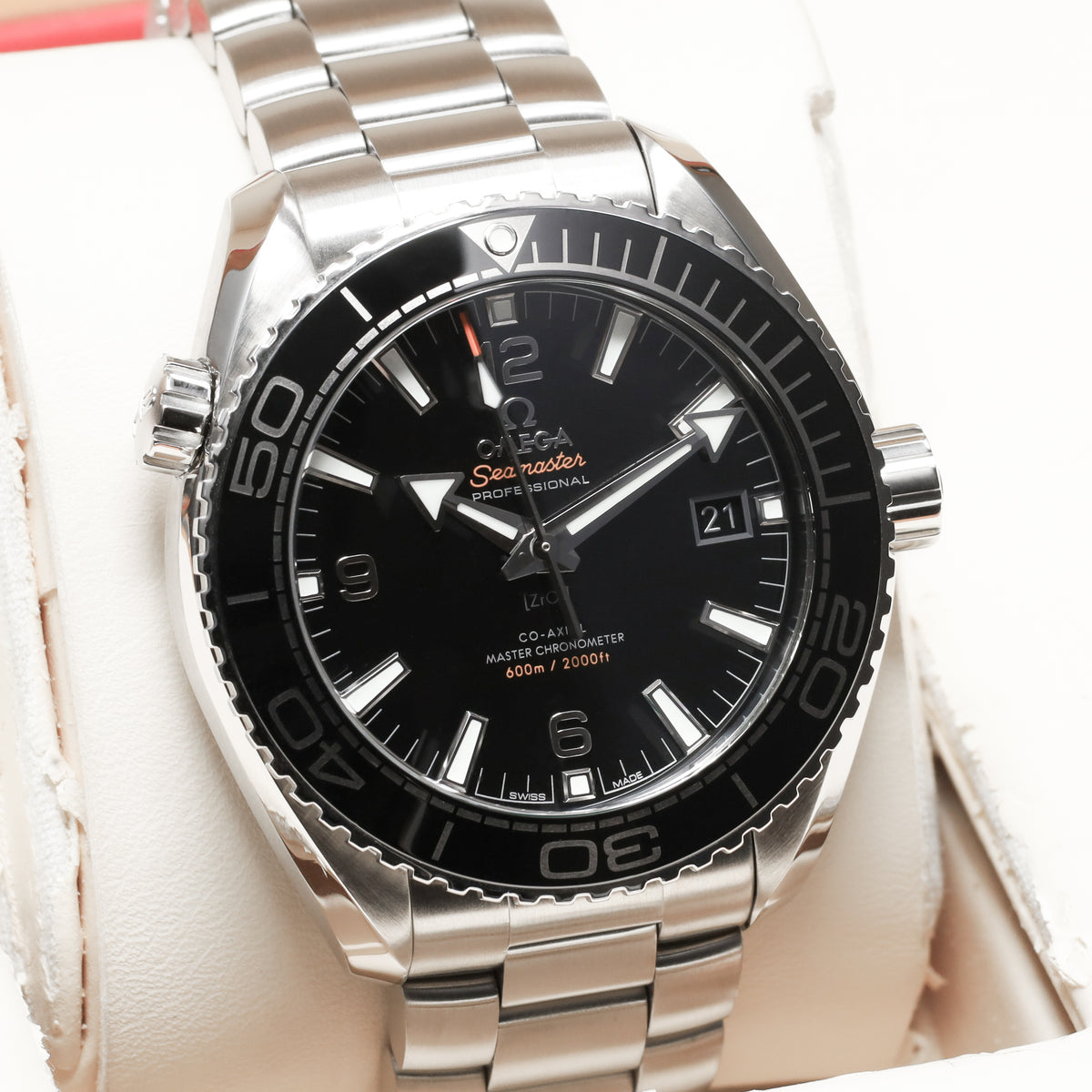 Omega Seamaster 2023 Complete 43.5mm Stainless Steel Black Ceramic Dial Black Ceramic Unidirectional Diving Bezel Stainless Steel Bracelet  215.30.44.21.01.001