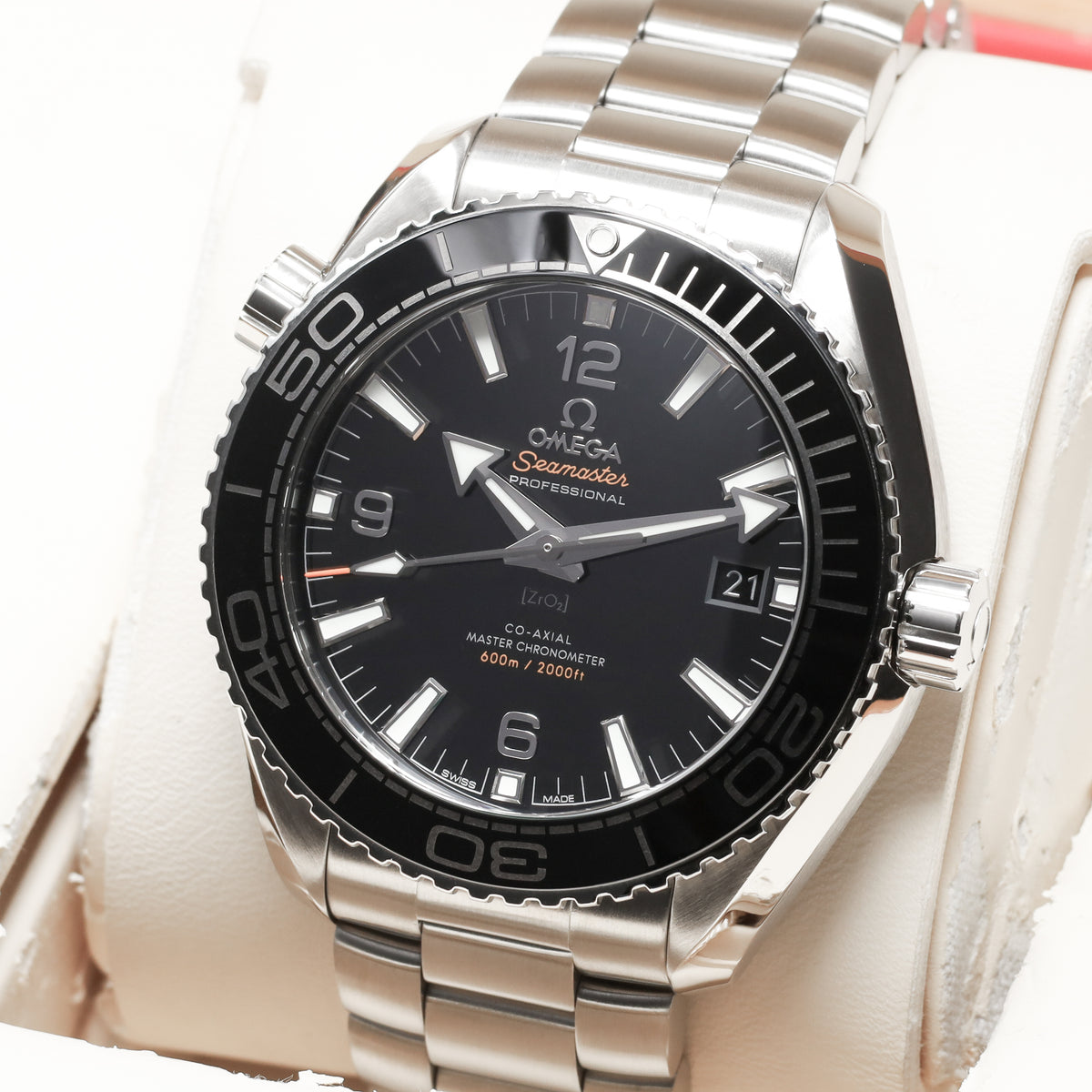Omega Seamaster 2023 Complete 43.5mm Stainless Steel Black Ceramic Dial Black Ceramic Unidirectional Diving Bezel Stainless Steel Bracelet  215.30.44.21.01.001
