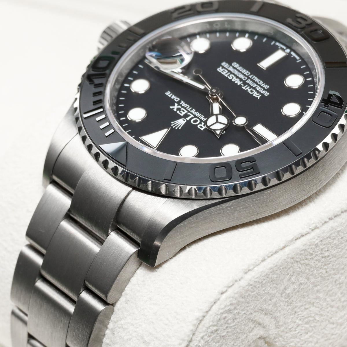 Rolex Yacht Master Complete 42mm RLX Titanium Black Dial Black Cerachrom Ceramic Bezel RLX Titanium Oyster Bracelet 226627