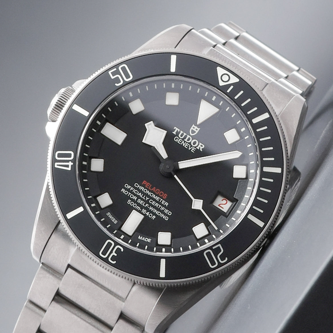 Tudor Pelagos 2025 Complete 42mm Titanium Case Black Dial Titanium Bezel Titanium Bracelet 25610TNL