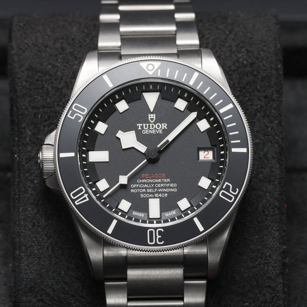 Tudor Pelagos 2025 Complete 42mm Titanium Case Black Dial Titanium Bezel Titanium Bracelet 25610TNL