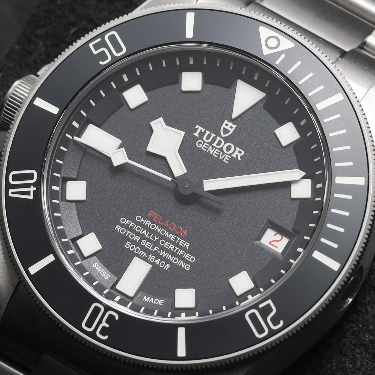 Tudor Pelagos 2025 Complete 42mm Titanium Case Black Dial Titanium Bezel Titanium Bracelet 25610TNL