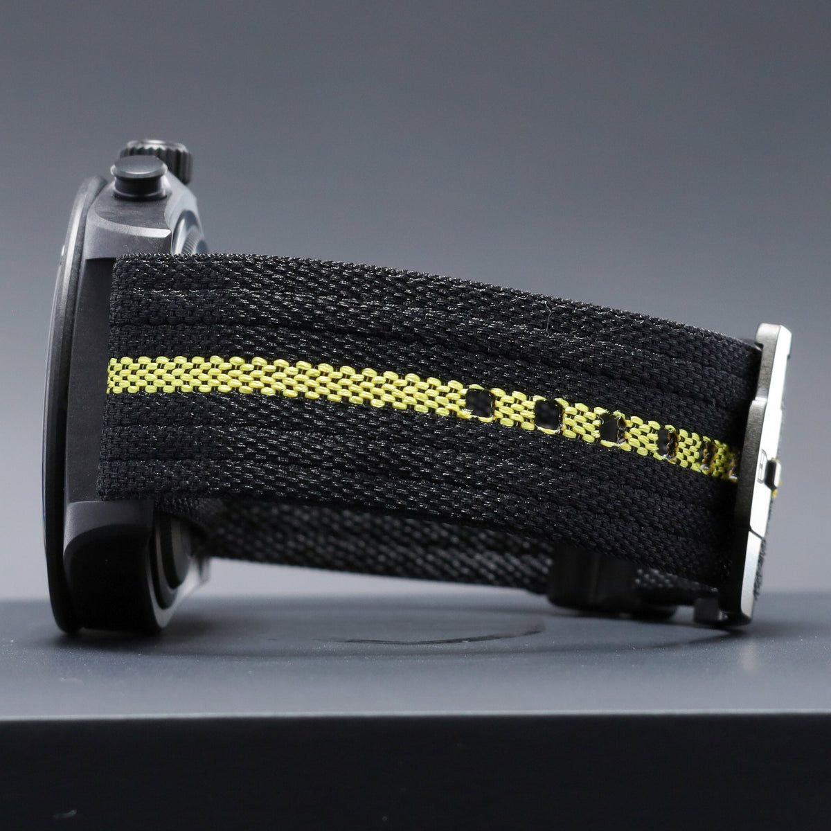 Tudor Pelagos 2025 Complete 42mm Carbon Composite Black with Yellow Accents Dial Carbon Composite Bezel Black Fabric Strap 25827KNJN