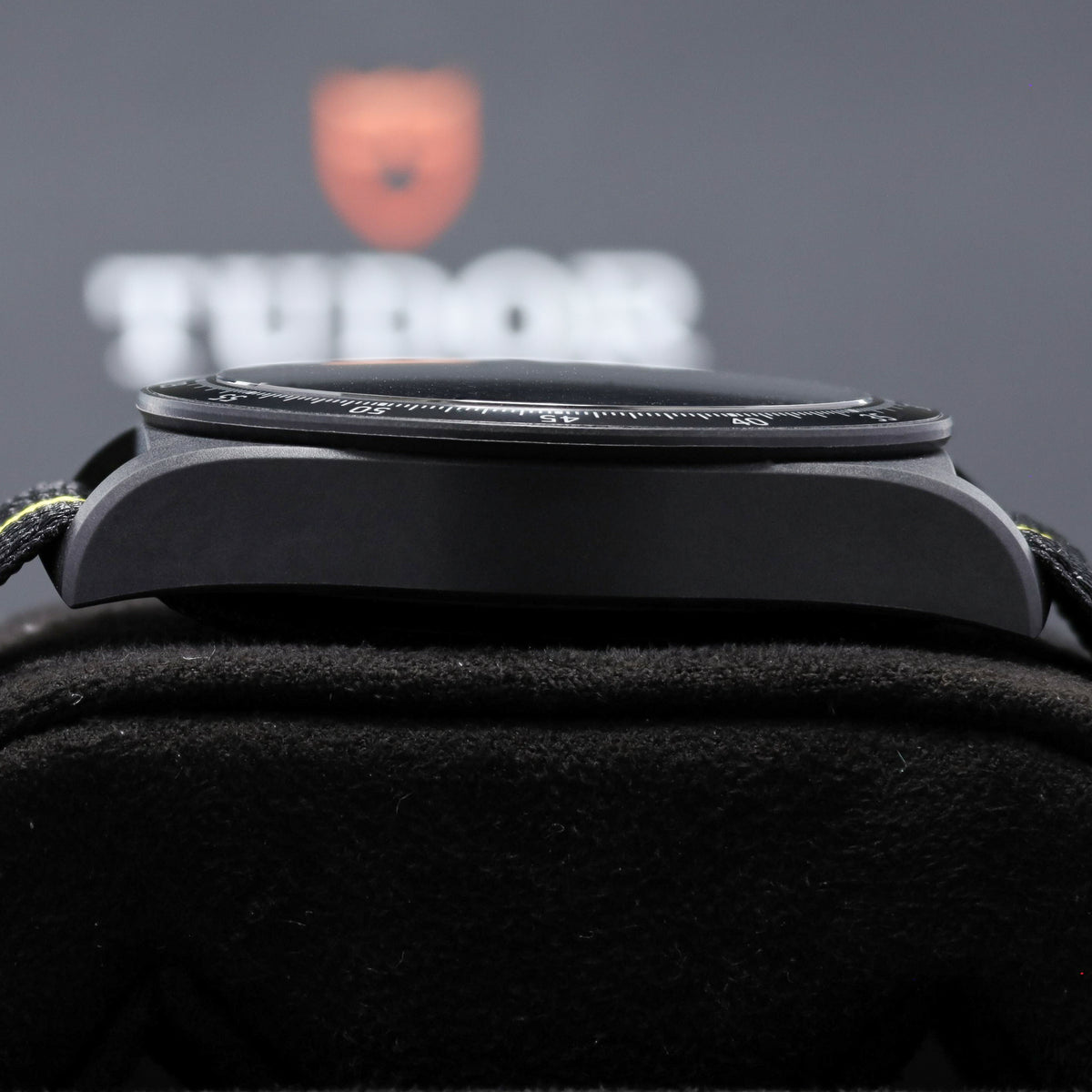 Tudor Pelagos 2025 Complete 42mm Carbon Composite Black with Yellow Accents Dial Carbon Composite Bezel Black Fabric Strap 25827KNJN