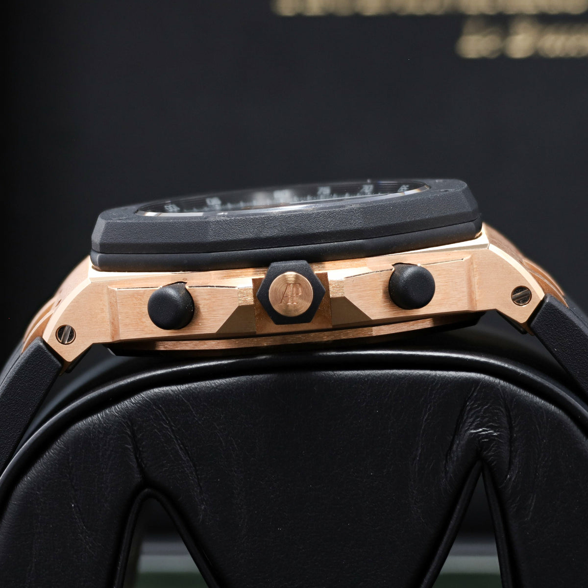 Audemars Piguet Royal Oak Offshore 2026 Complete 42mm 18k Rose Gold Grey with "Mega Tapisserie" Dial Grey Rubberclad Bezel Black Rubber Strap 26238OK.OO.A002CA.01