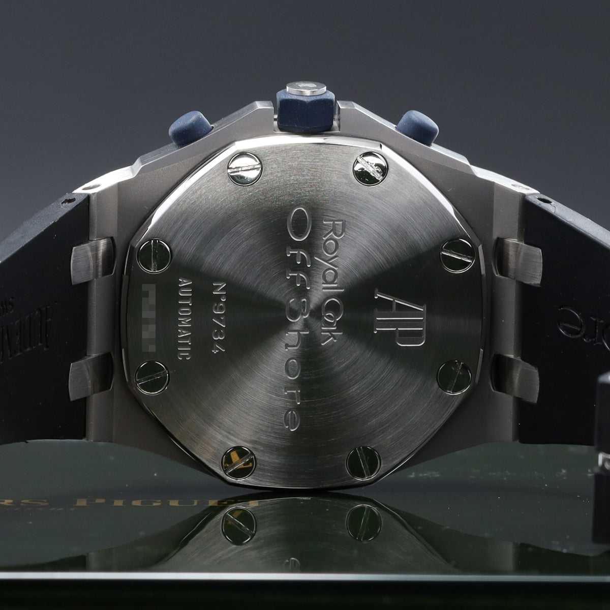 Audemars Piguet Royal Oak Offsore 42mm Stainless steel White “Panda” Dial With Blue Subdials Octagonal Offshore Bezel Rubber strap 26170ST