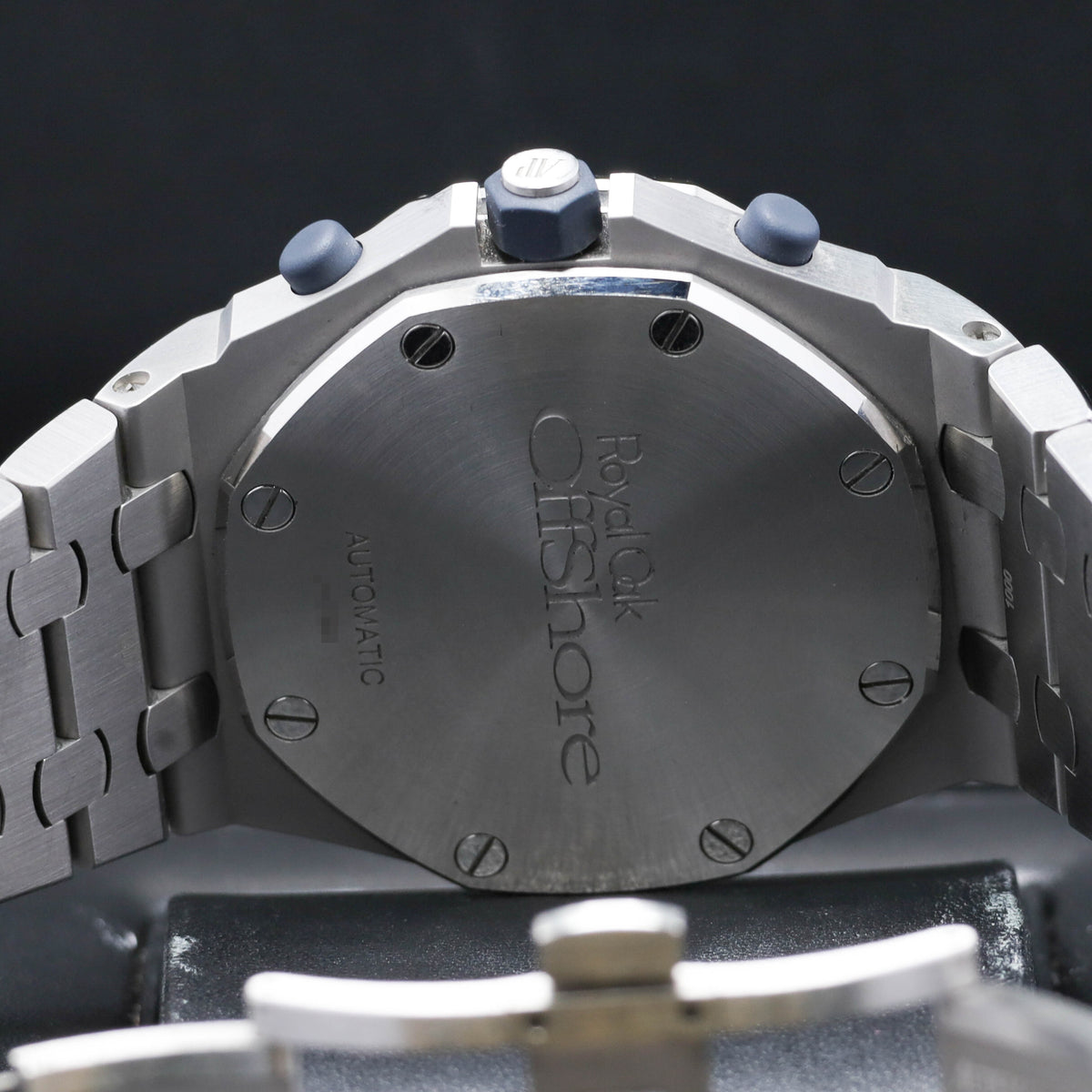 Audemars Piguet Royal Oak Offshore The Beast 2023 Complete 42mm Stainless Steel Blue Méga Tapisserie Dial Stainless Steel Stainless Steel Integrated Bracelet 26237ST