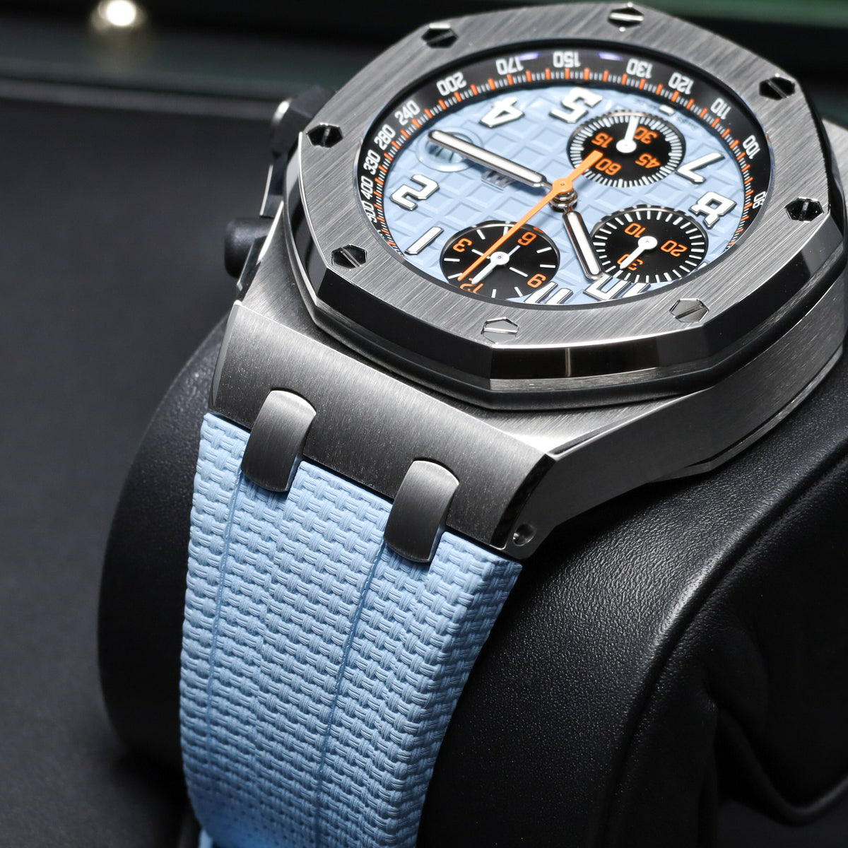 Audemars Piguet Royal Oak Offshore 2025 Complete 42mm Stainless Steel Blue Dial Stainless Steel Bezel Blue Rubber Strap 26238ST
