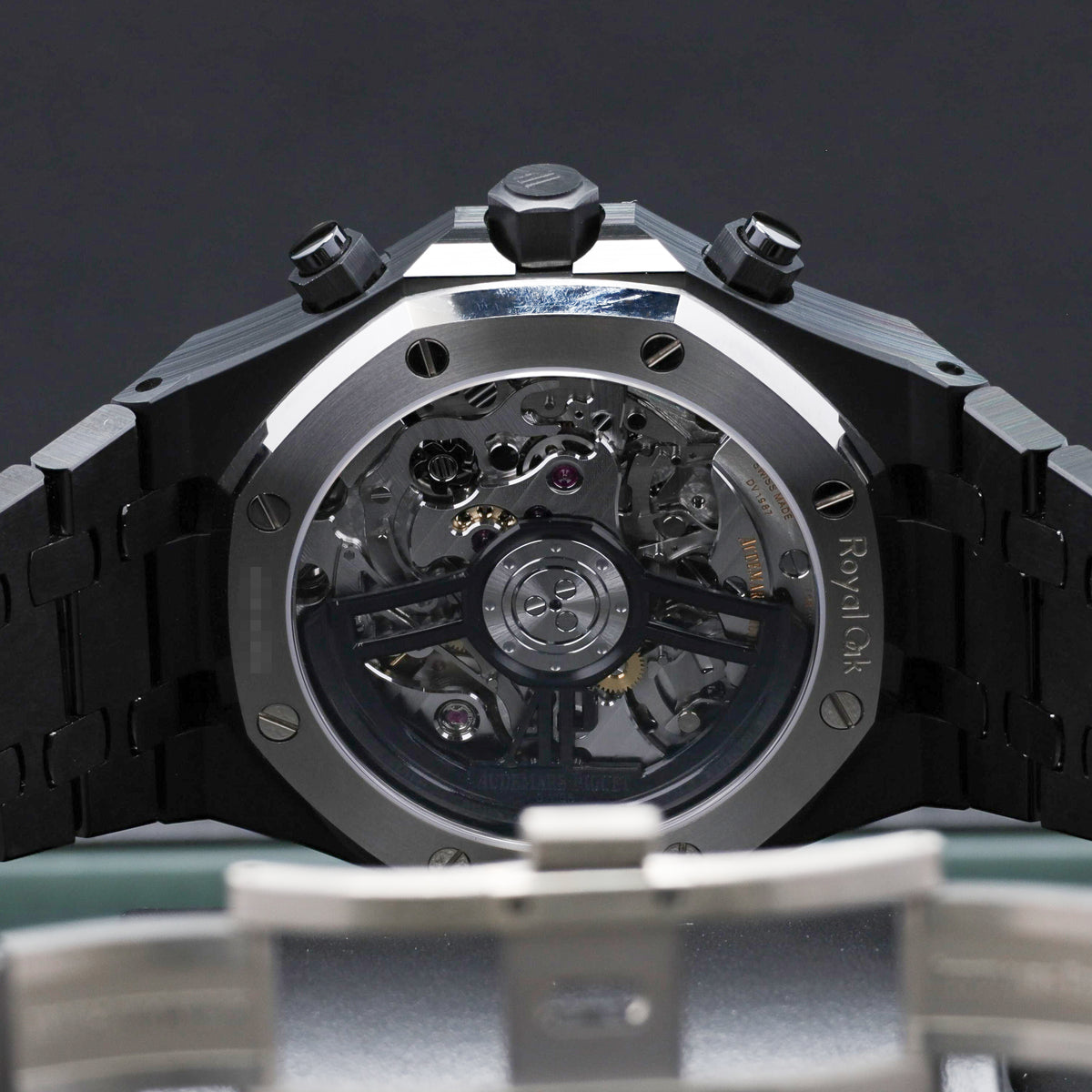 Audemars Piguet Royal Oak Complete Black Ceramic Black “Grande Tapisserie” Dial Black Ceramic Bezel Black Ceramic Integrated Bracelet 26240CE