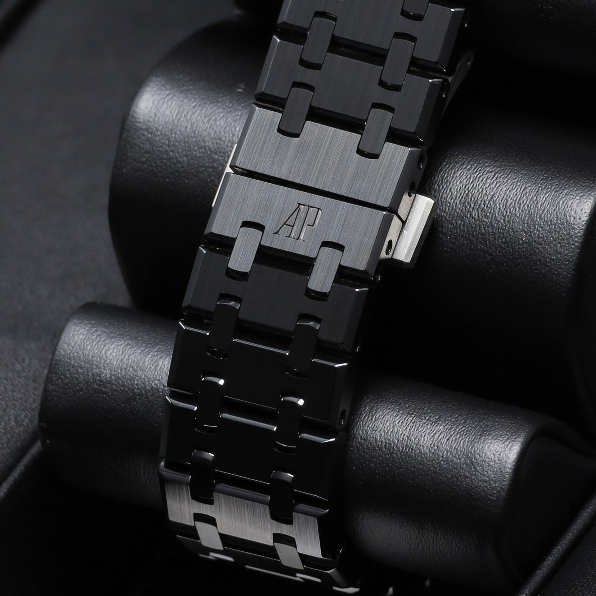 Audemars Piguet Royal Oak Complete Black Ceramic Black “Grande Tapisserie” Dial Black Ceramic Bezel Black Ceramic Integrated Bracelet 26240CE