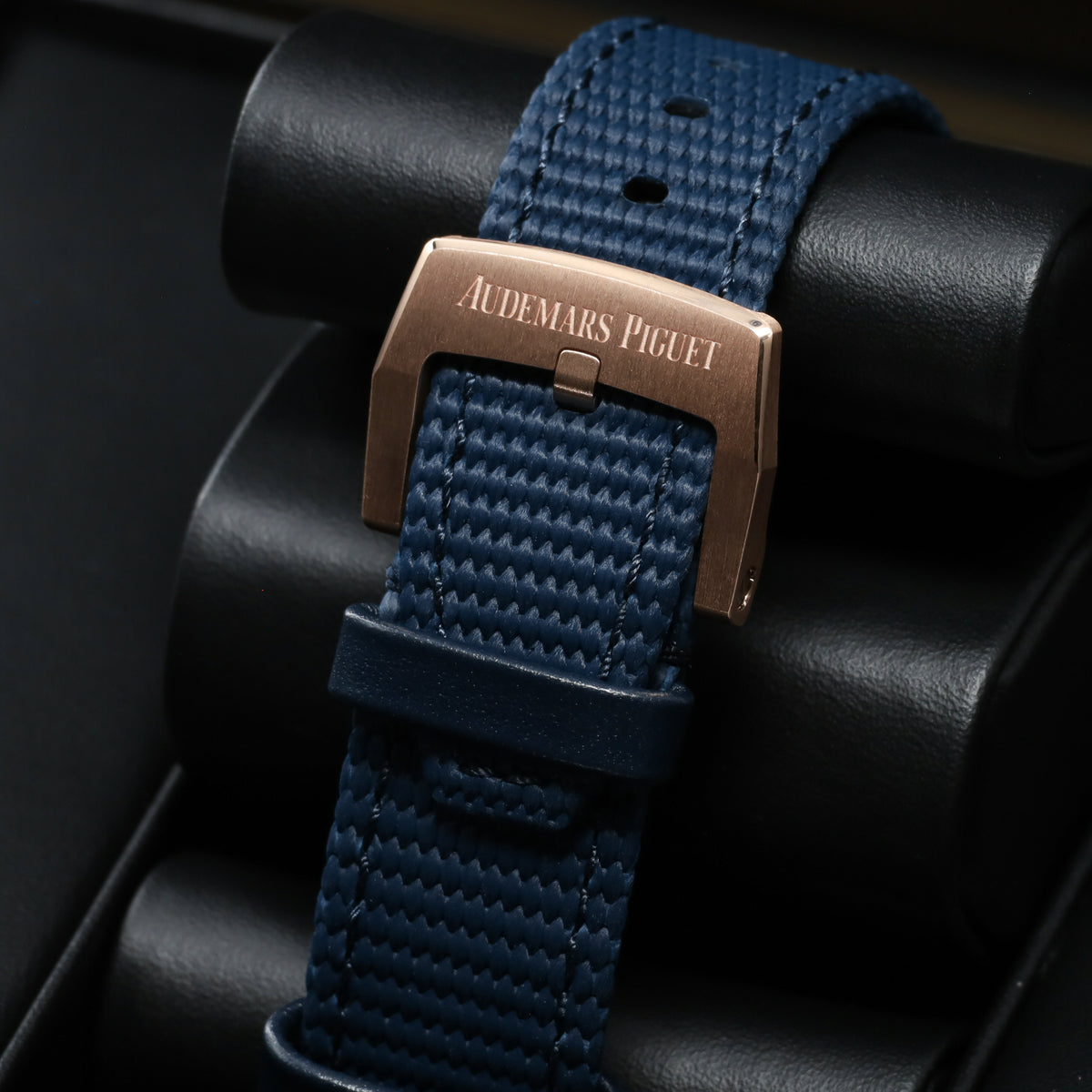 Audemars Piguet Code 11.59 2026 Complete 41mm 18k Rose Gold Blue Dial 18k Rose Gold Polished Bezel Blue Rubber Strap with 18k Rose Gold Pin Buckle 26393OR.OO.A348KB.01