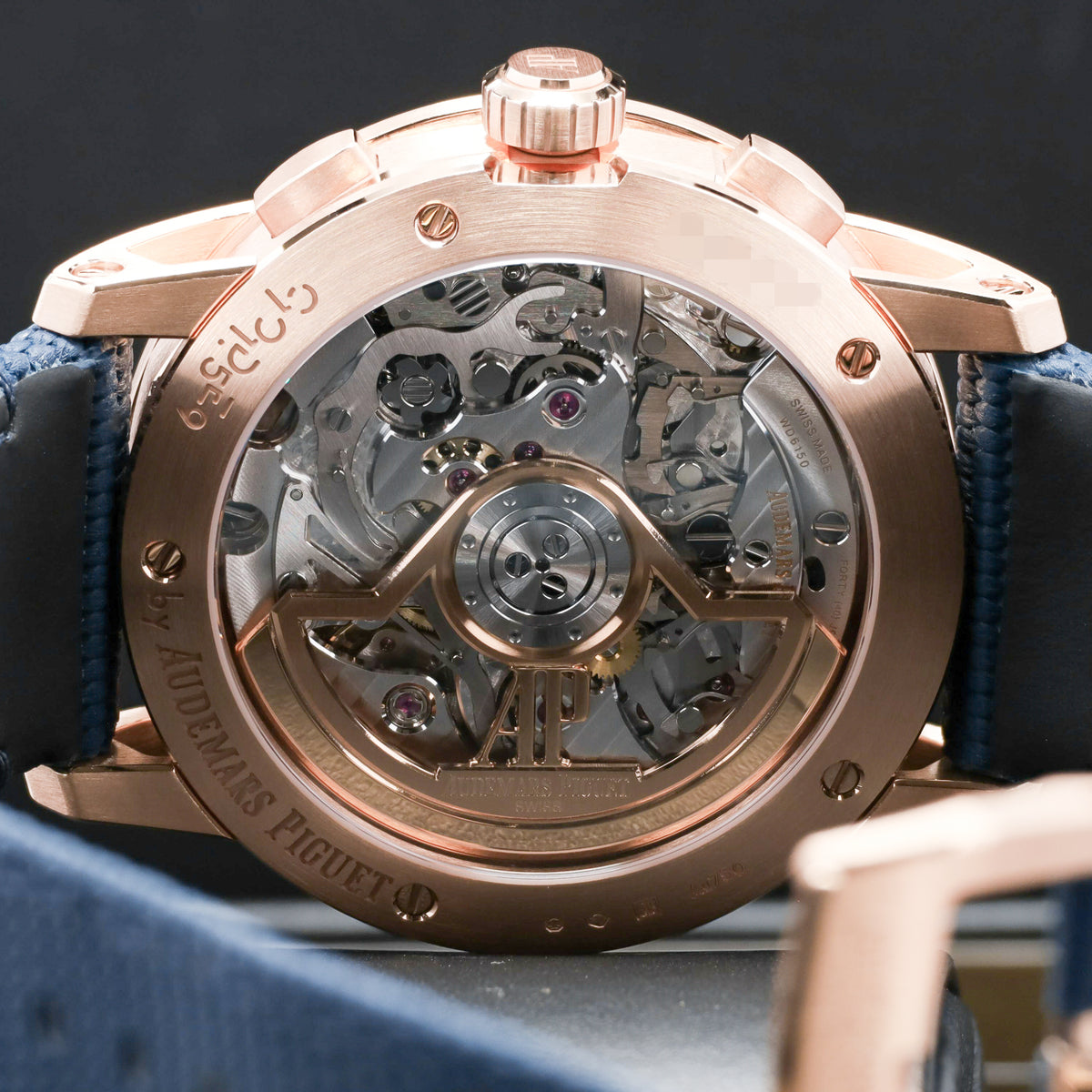 Audemars Piguet Code 11.59 2026 Complete 41mm 18k Rose Gold Blue Dial 18k Rose Gold Polished Bezel Blue Rubber Strap with 18k Rose Gold Pin Buckle 26393OR.OO.A348KB.01