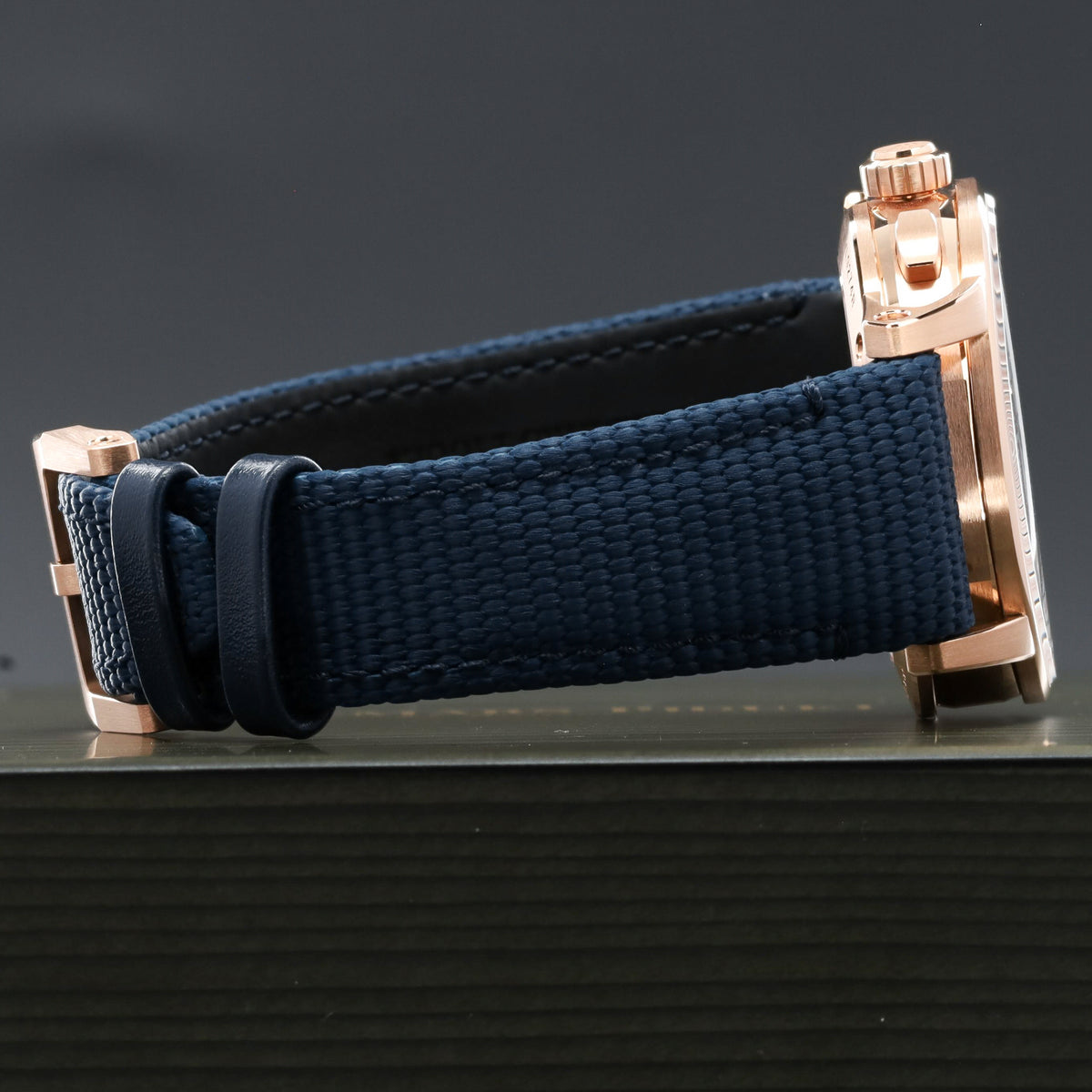 Audemars Piguet Code 11.59 2026 Complete 41mm 18k Rose Gold Blue Dial 18k Rose Gold Polished Bezel Blue Rubber Strap with 18k Rose Gold Pin Buckle 26393OR.OO.A348KB.01