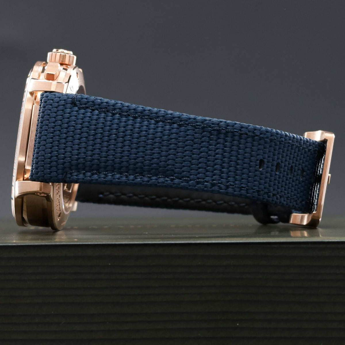Audemars Piguet Code 11.59 2026 Complete 41mm 18k Rose Gold Blue Dial 18k Rose Gold Polished Bezel Blue Rubber Strap with 18k Rose Gold Pin Buckle 26393OR.OO.A348KB.01