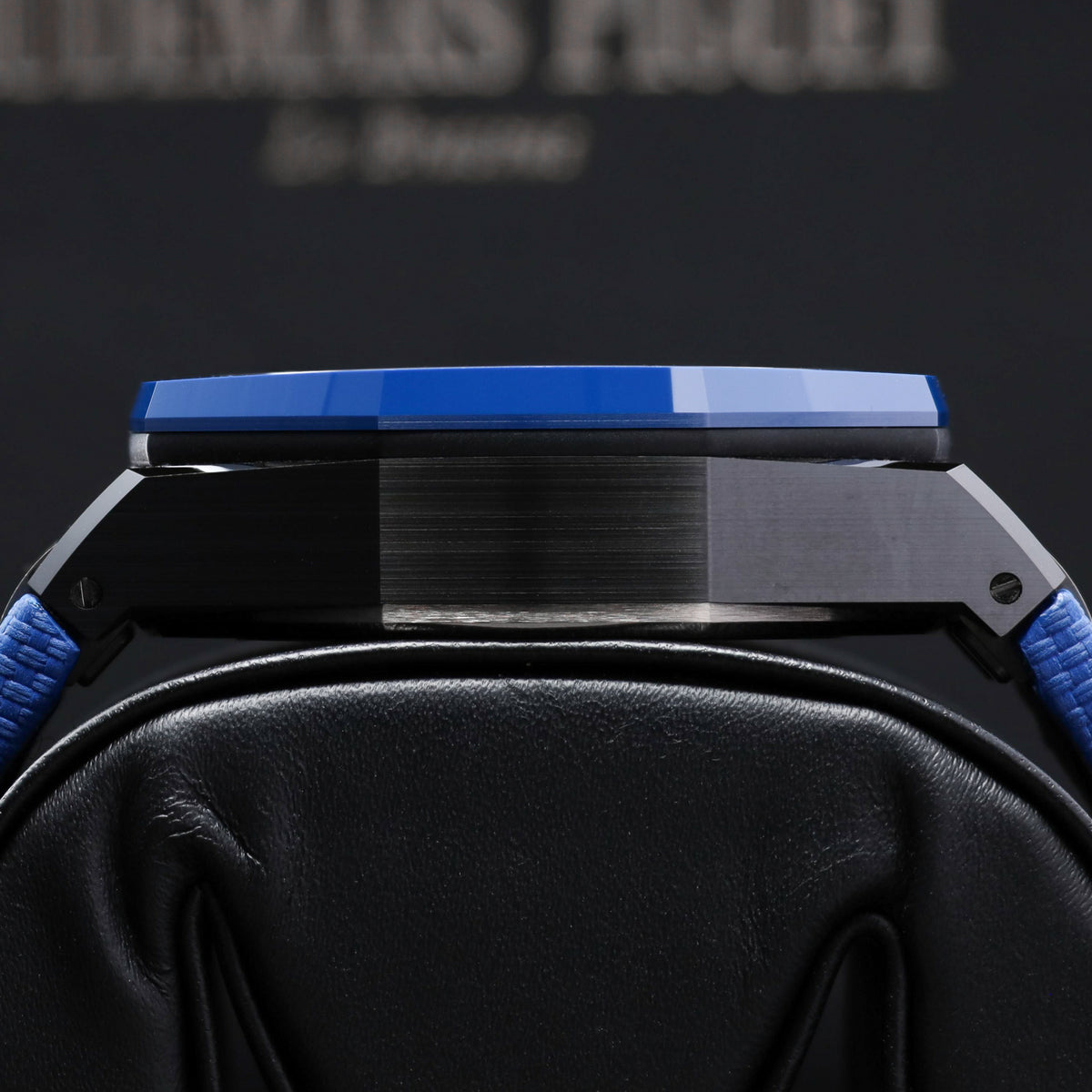 Audemars Piguet  Royal Oak Offshore 2023 Complete 43mm Black Ceramic Blue “Méga Tapisserie” Dial Blue Ceramic Bezel Blue Rubber Strap 26420CE..OO.A043VE.01