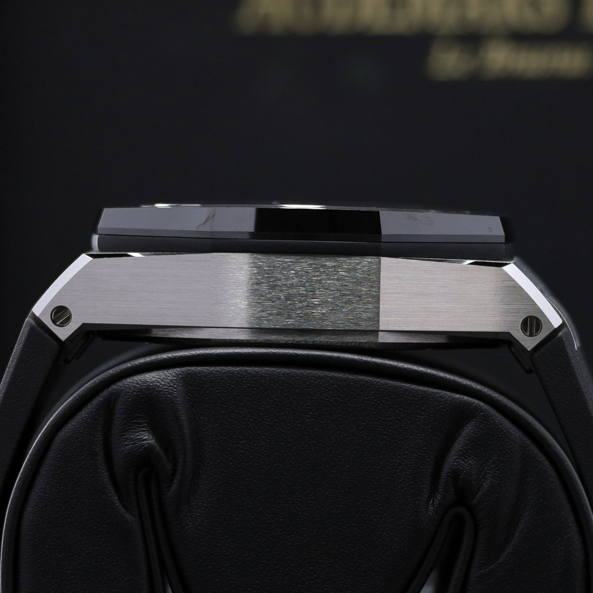 Audemars Piguet Royal Oak Offshore 2022 Complete 43mm Stainless Steel Taupe "Méga Tapisserie"  Dial Black Ceramic Bezel Rubber Strap 26420SO.OOA600CA.01