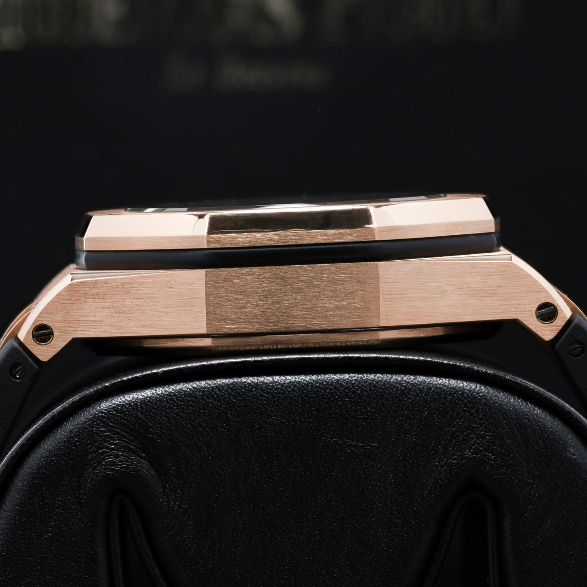 Audemars Piguet Royal Oak 2019 Complete 42mm 18k Rose Gold Rhodium / Grey “Méga Tapisserie” Dial 18k Rose Gold Bezel Grey Alligator Leather Strap with Rose Gold Folding Clasp 26470OR.OO.A125CR.01