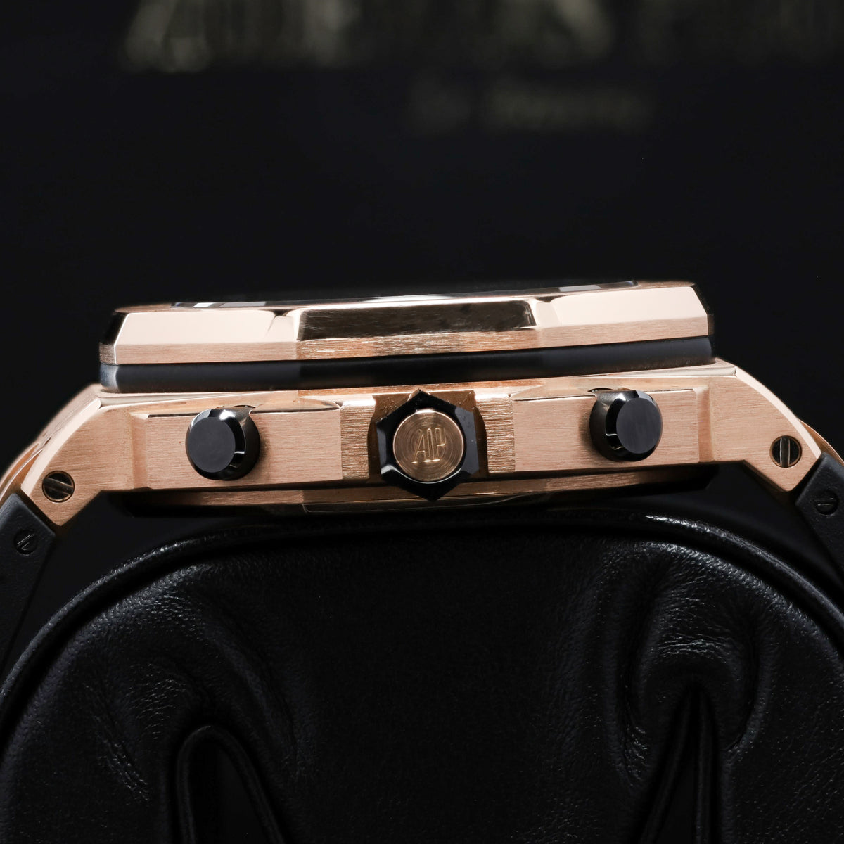 Audemars Piguet Royal Oak 2019 Complete 42mm 18k Rose Gold Rhodium / Grey “Méga Tapisserie” Dial 18k Rose Gold Bezel Grey Alligator Leather Strap with Rose Gold Folding Clasp 26470OR.OO.A125CR.01