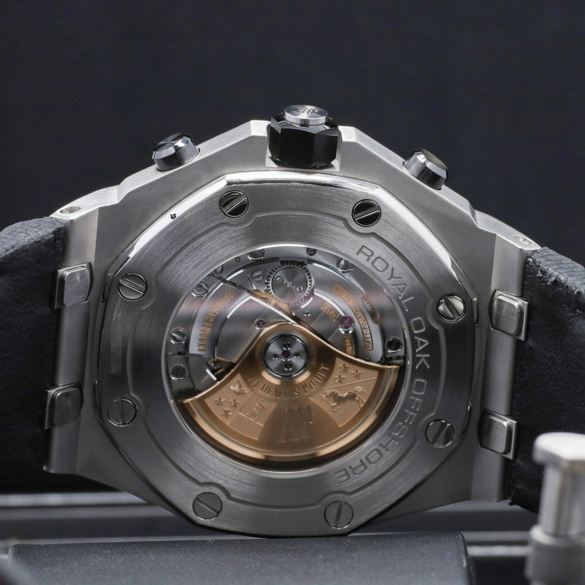 Audemars Piguet Royal Oak Complete 42mm Stainless Steel Black “Méga Tapisserie” with Red Accents Dial Black Ceramic Bezel Black and Red Rubber Strap with Stainless Steel Buckle 26470SO.OO.A002CA.01