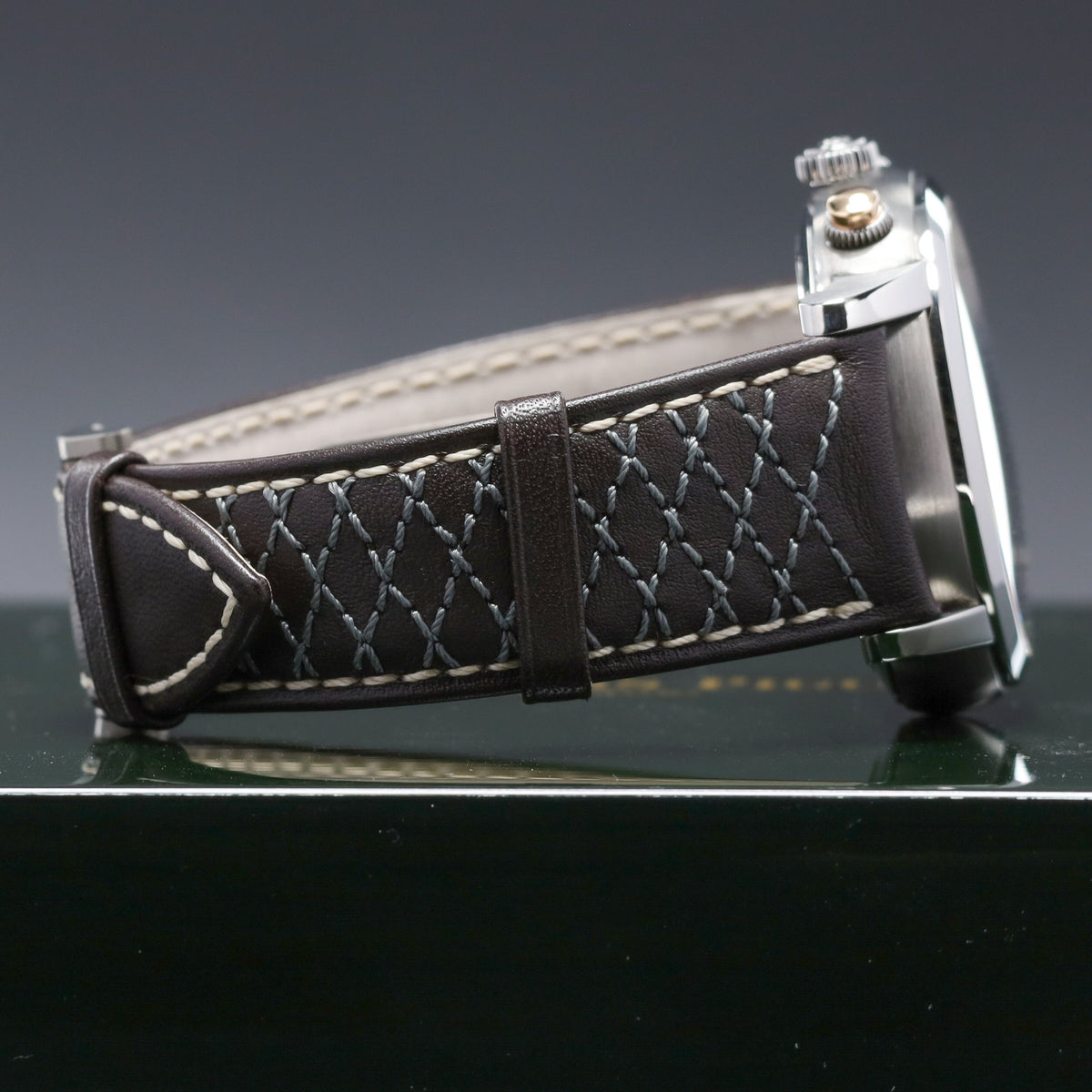 Audemars Piguet Jules 41mm Titanium Grey Dial Titanium Bezel Leather Strap 26558TI.OO.D080VE.01