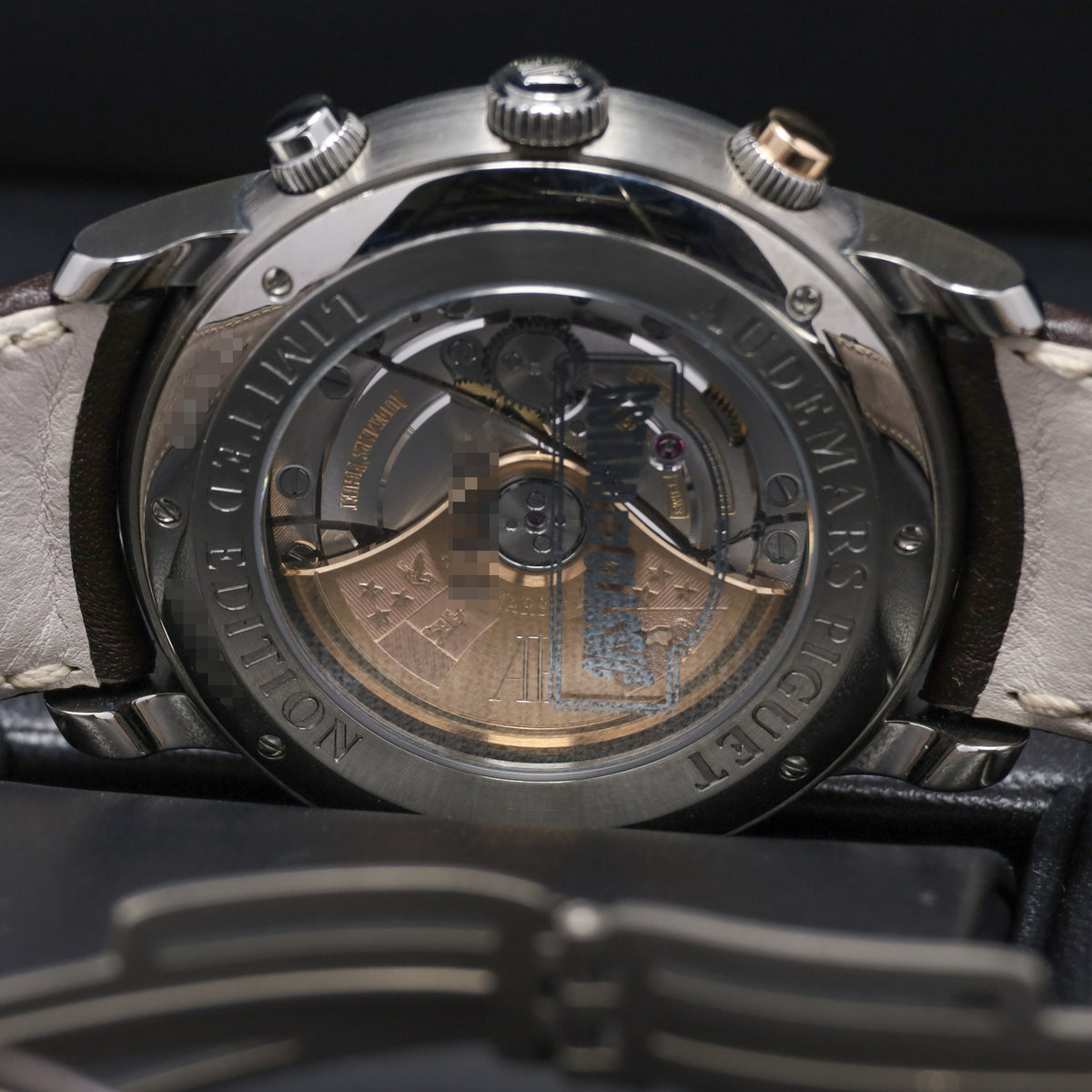 Audemars Piguet Jules 41mm Titanium Grey Dial Titanium Bezel Leather Strap 26558TI.OO.D080VE.01