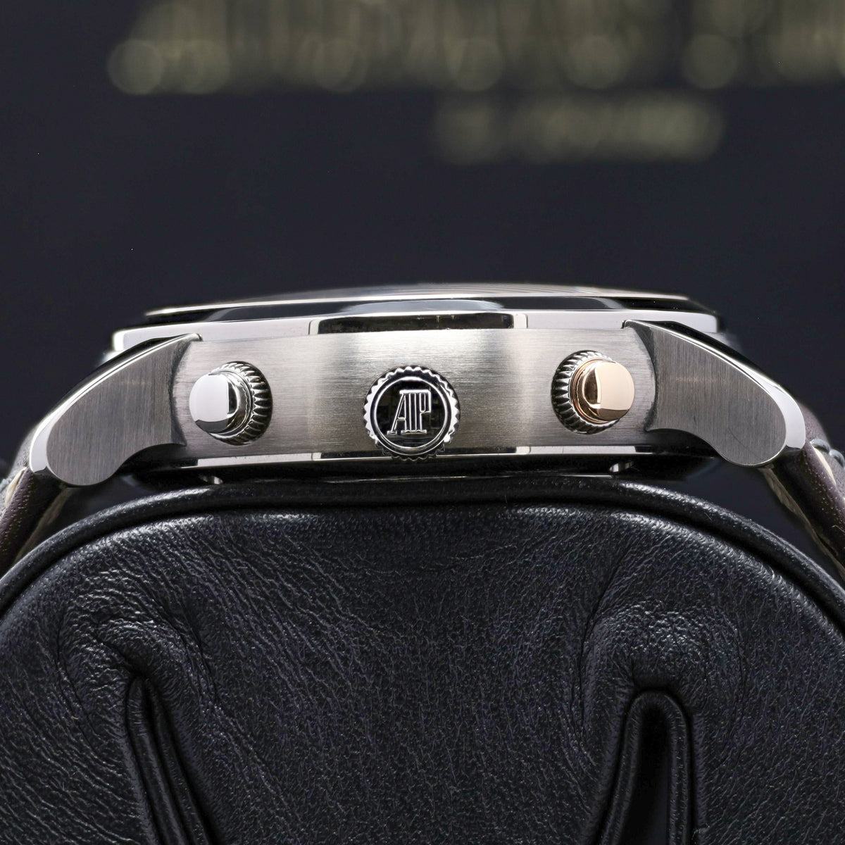 Audemars Piguet Jules 41mm Titanium Grey Dial Titanium Bezel Leather Strap 26558TI.OO.D080VE.01