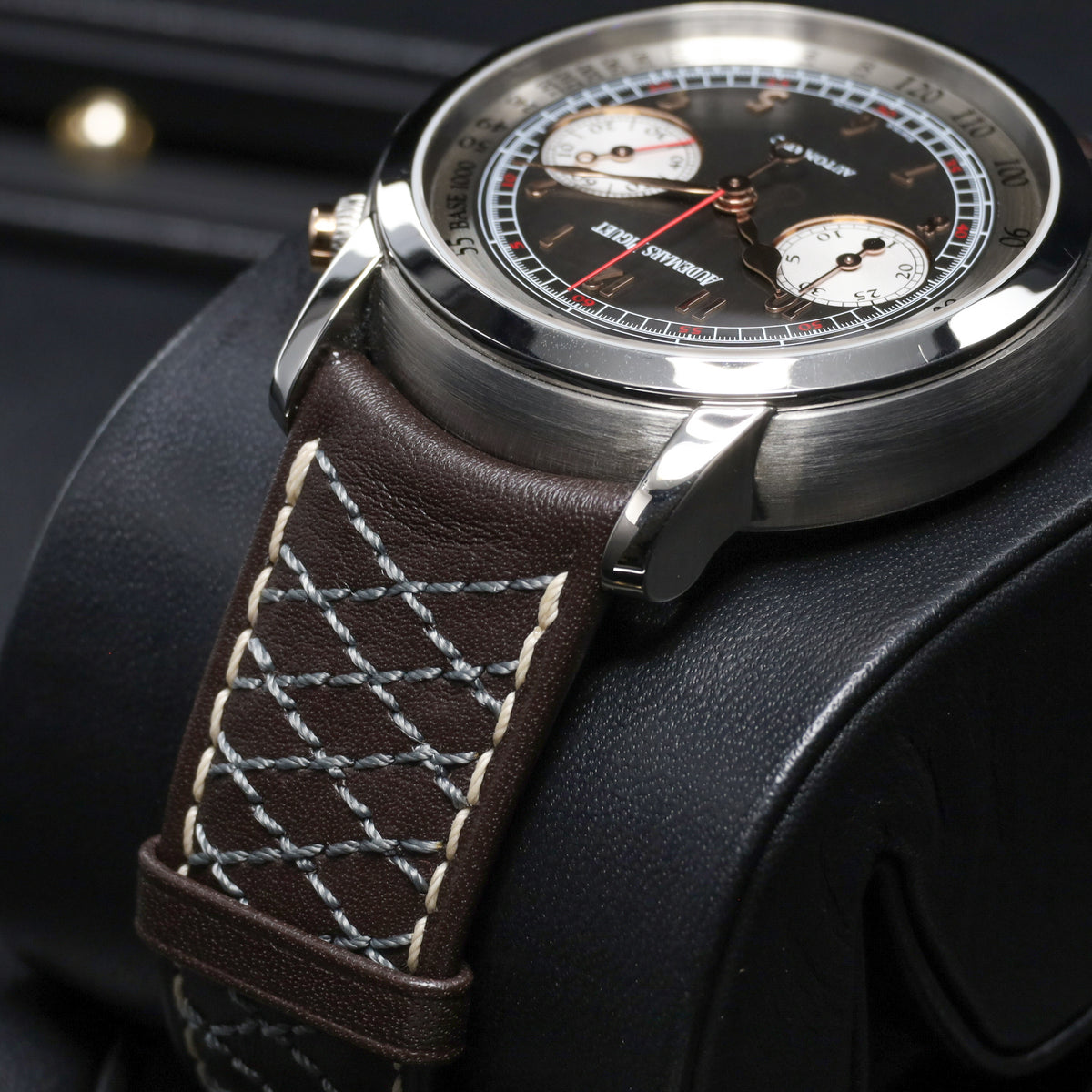 Audemars Piguet Jules 41mm Titanium Grey Dial Titanium Bezel Leather Strap 26558TI.OO.D080VE.01