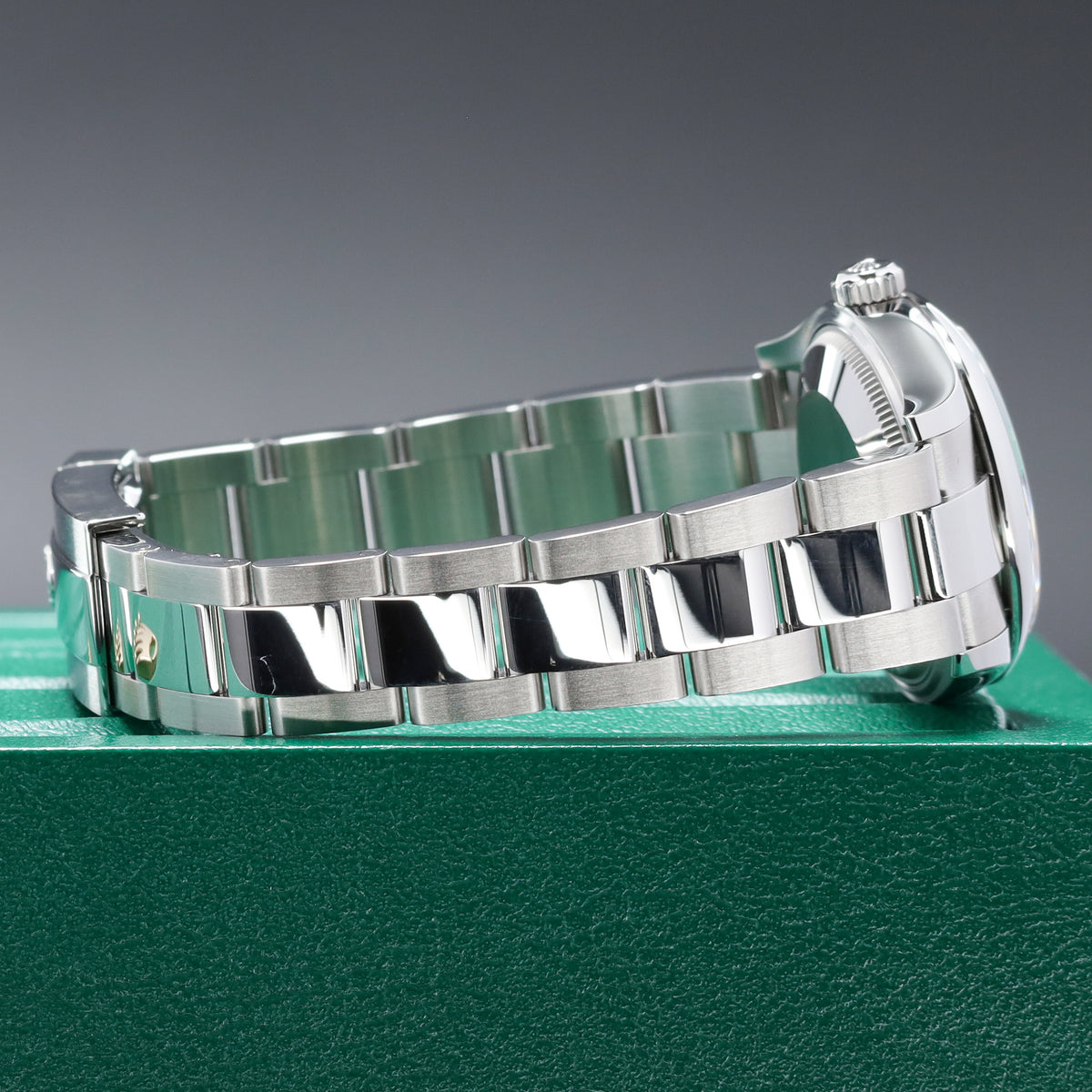Rolex Datejust 31 2025 Complete 31mm Oystersteel Green Smooth Bezel Oyster Bracelet 278240