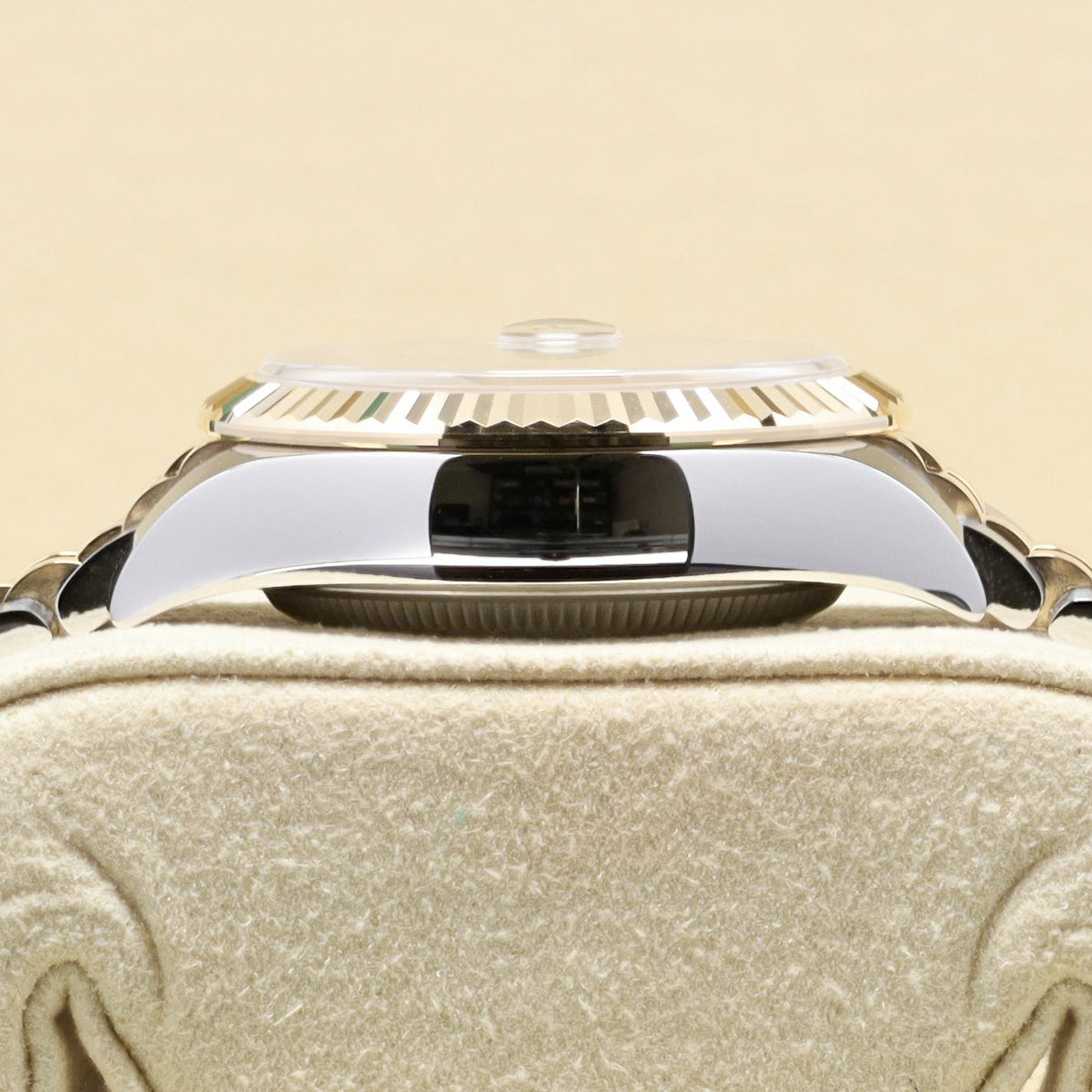 Rolex Datejust 2026 Complete 28mm Two Tone Champagne Diamond Dial Yellow Gold Fluted Bezel Jubilee Bracelet 279173