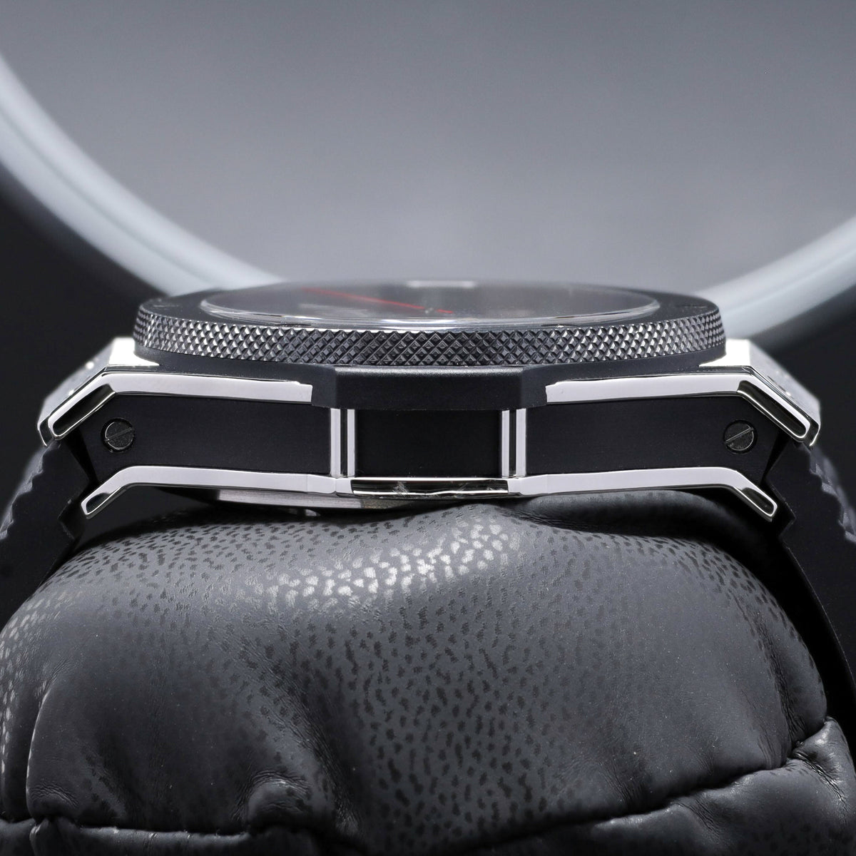 Hublot Big Bang 44mm Stainless Steel Carbon Fiber Dial Black Ceramic Bezel Black Rubber Strap 301.SB.131.RX