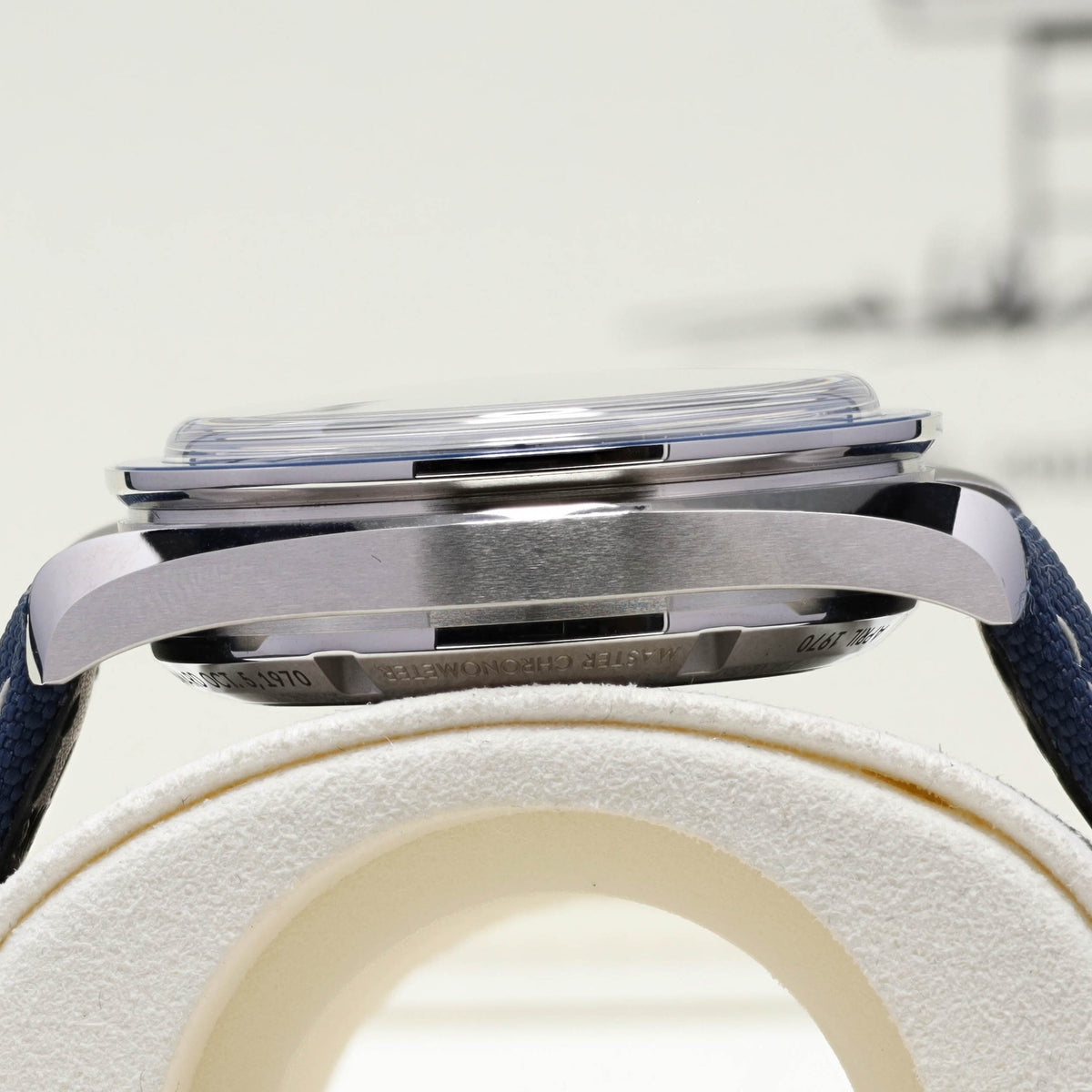 Omega Speedmaster 2026 Complete 42mm Stainless Steel Silver with Snoopy Subdial Blue Ceramic Bezel Blue Nylon Fabric Strap 310.32.42.50.02.001